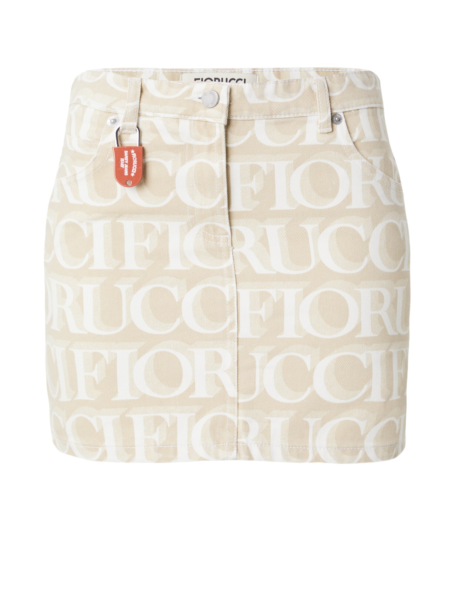 Fiorucci Sukňa  béžová / červená / biela