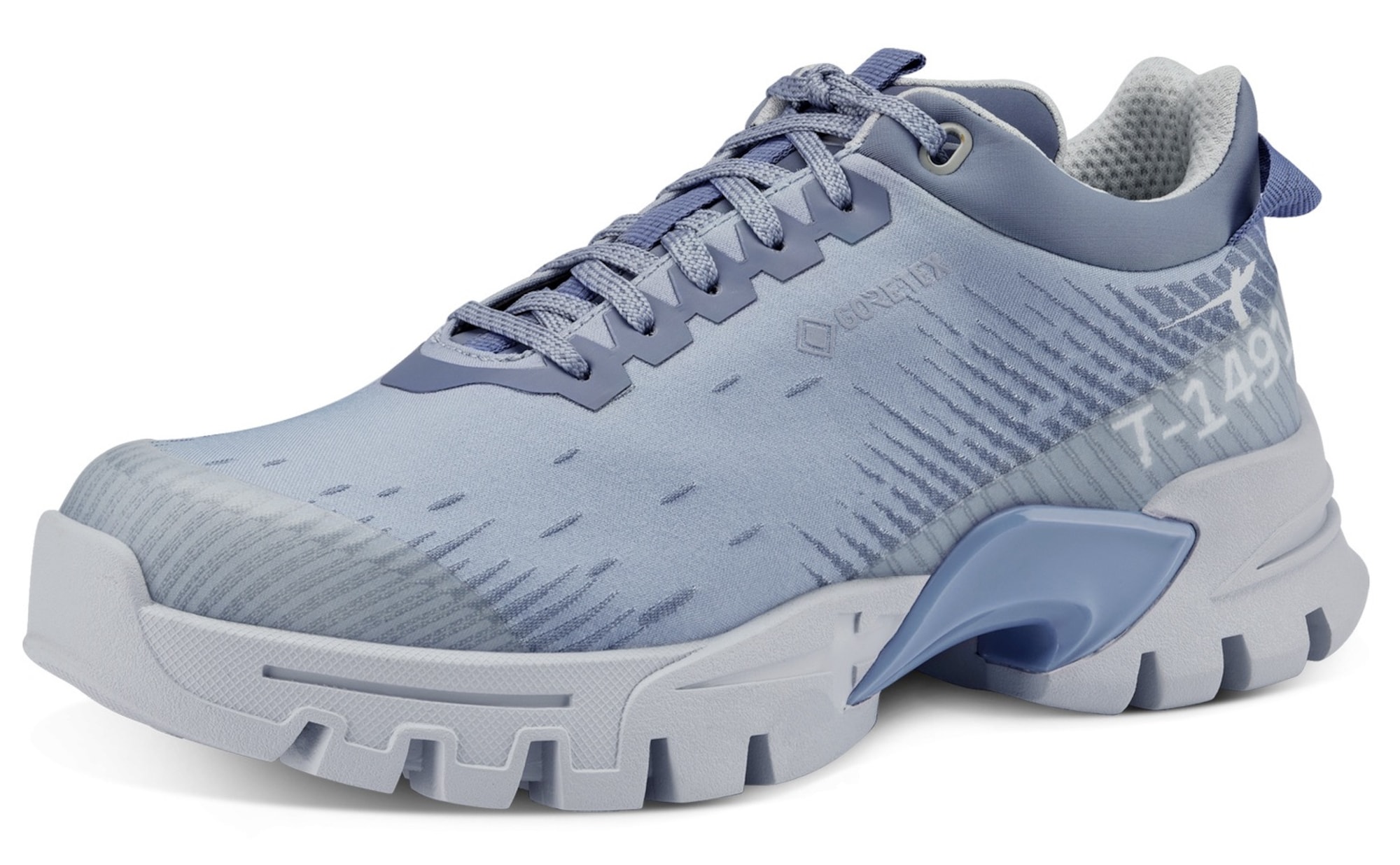 TAMARIS Спортни обувки с връзки  синьо / сиво