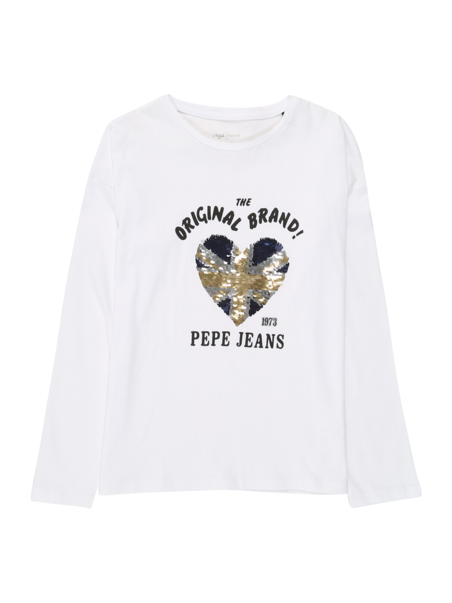 Pepe Jeans Marškinėliai 'Lara'  balta / juoda / geltona