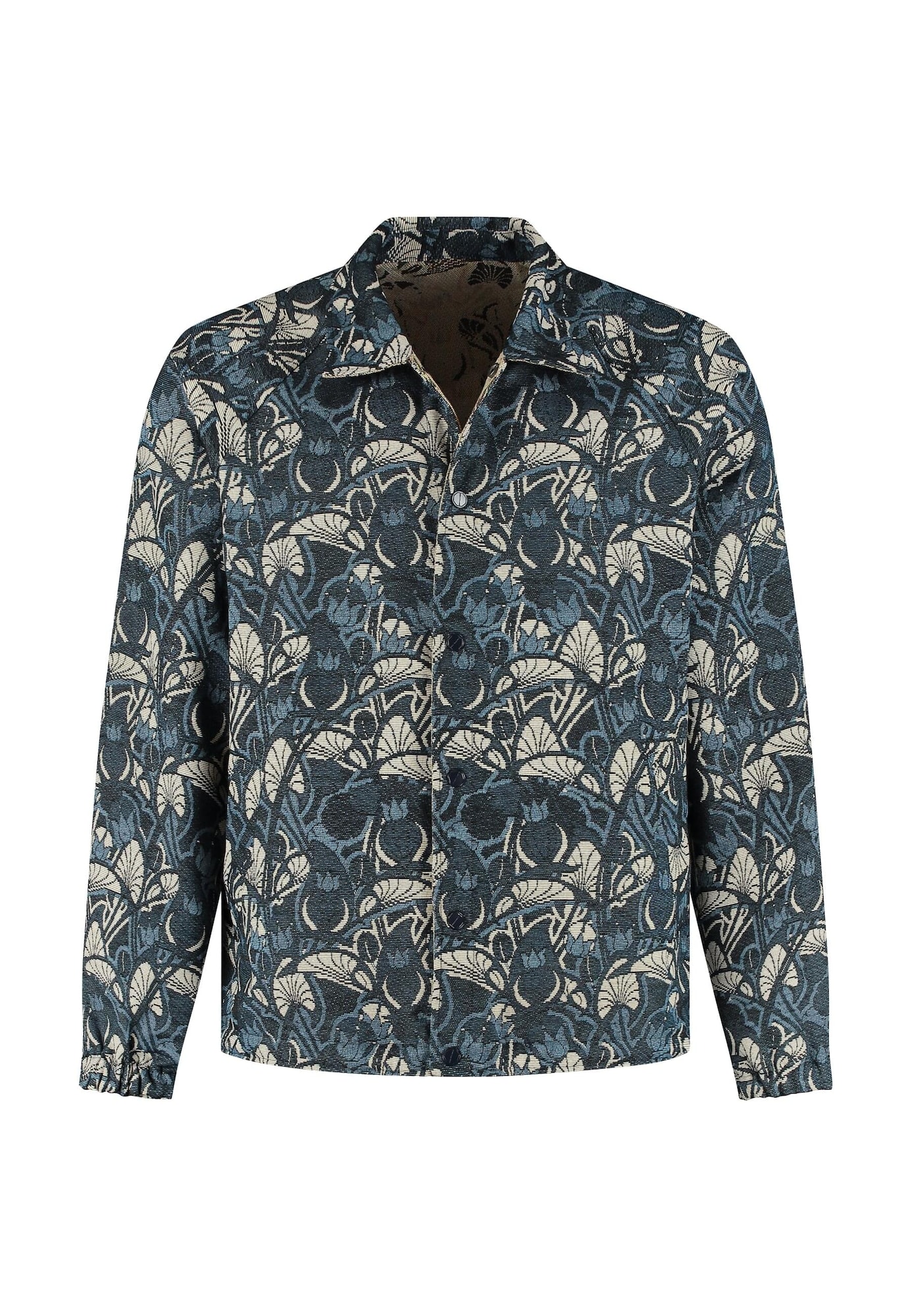 Dstrezzed Giacca di mezza stagione 'Sawyer'  crema / navy / blu fumo