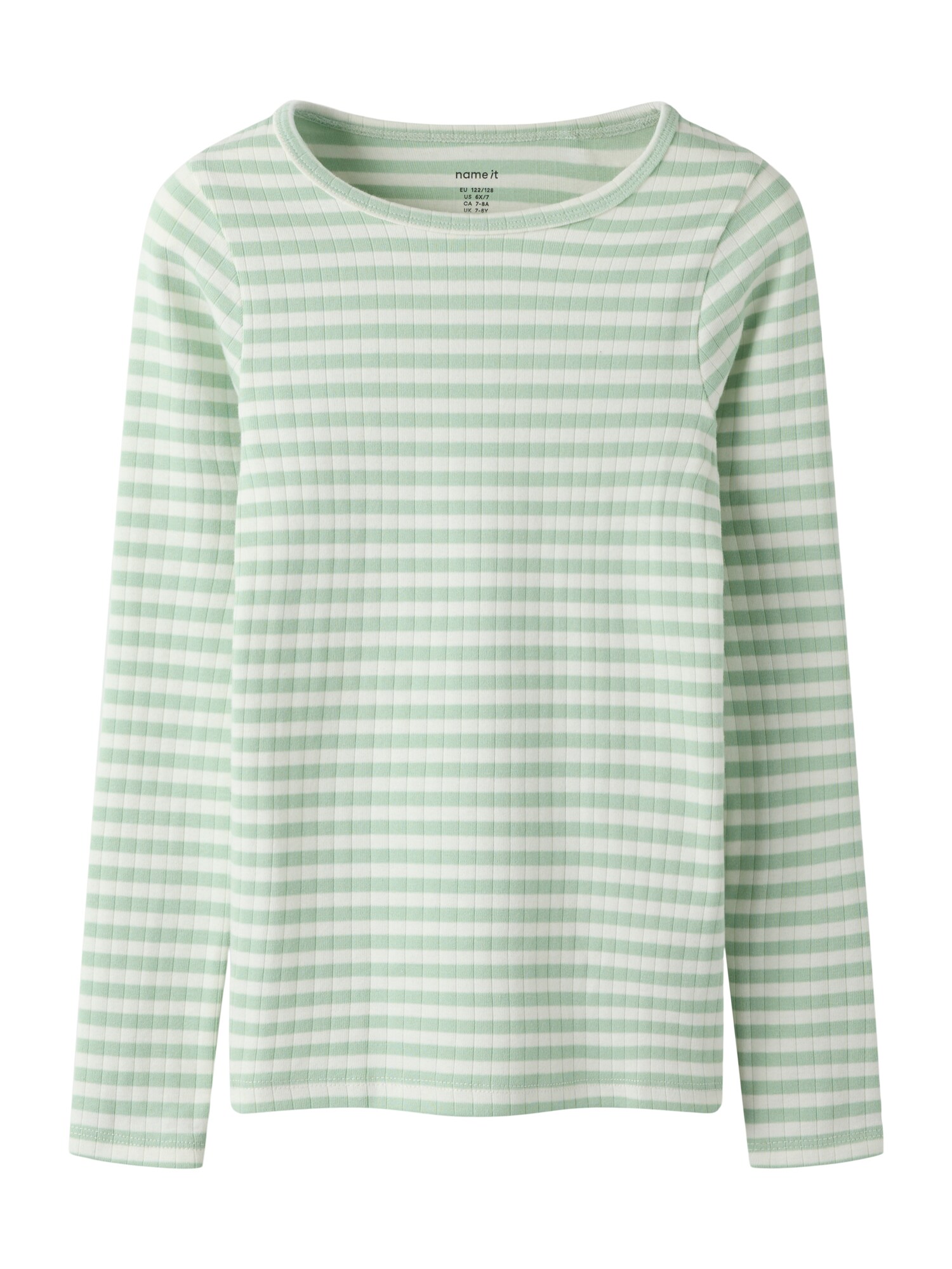 NAME IT Tricou NKFSURAJA  verde mentă / alb
