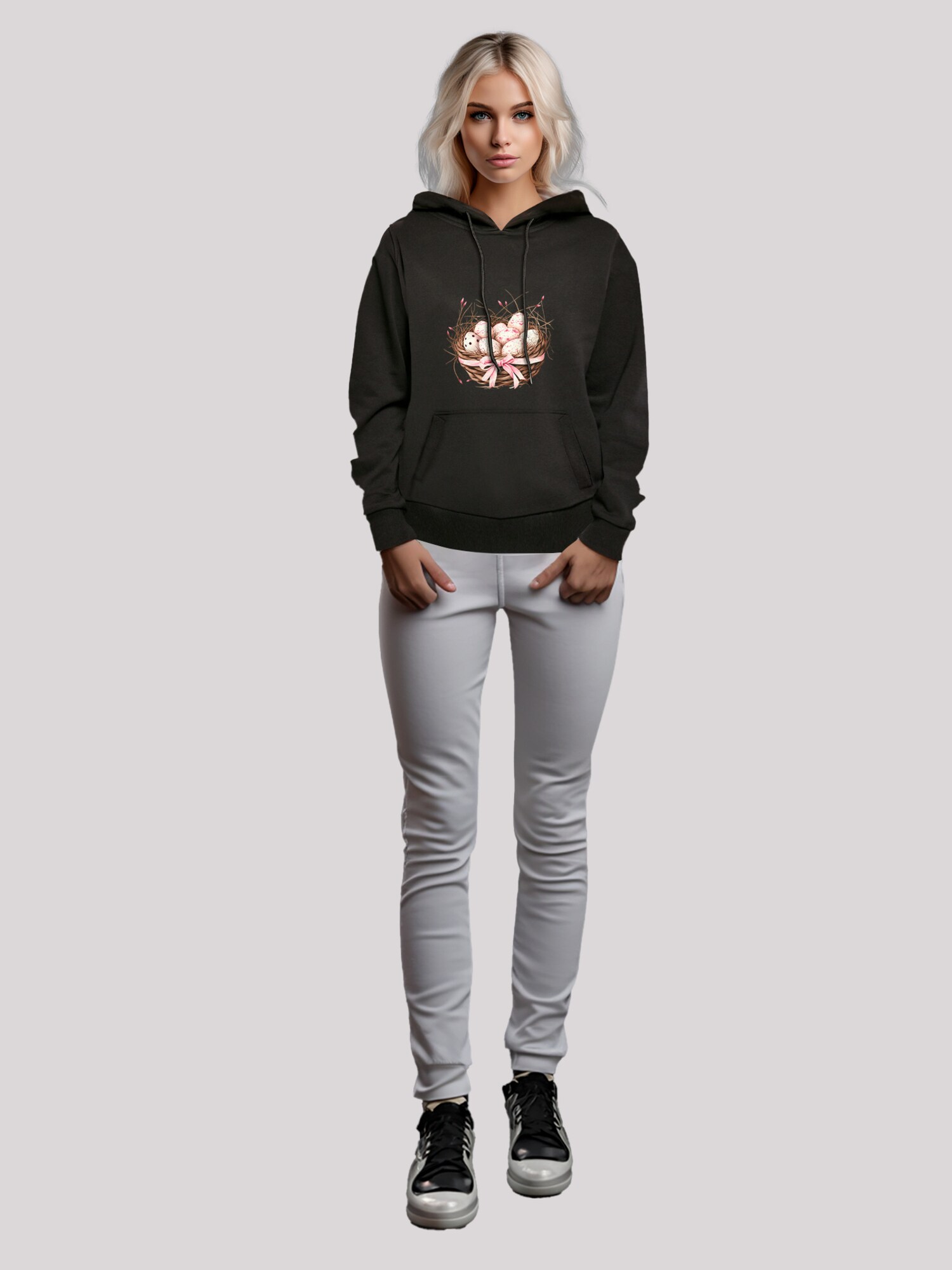 Thumbnail - F4NT4STIC Sweatshirt Osterei Nest Korb Dekor