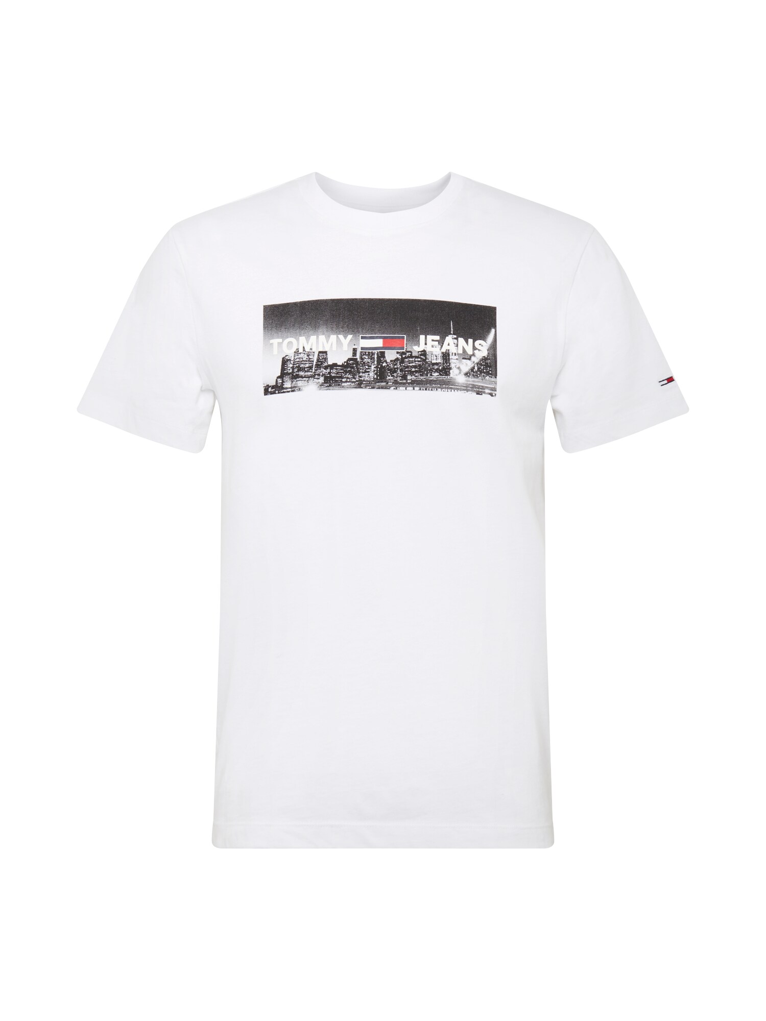 Tommy Jeans Marškinėliai  balkšva / grafito
