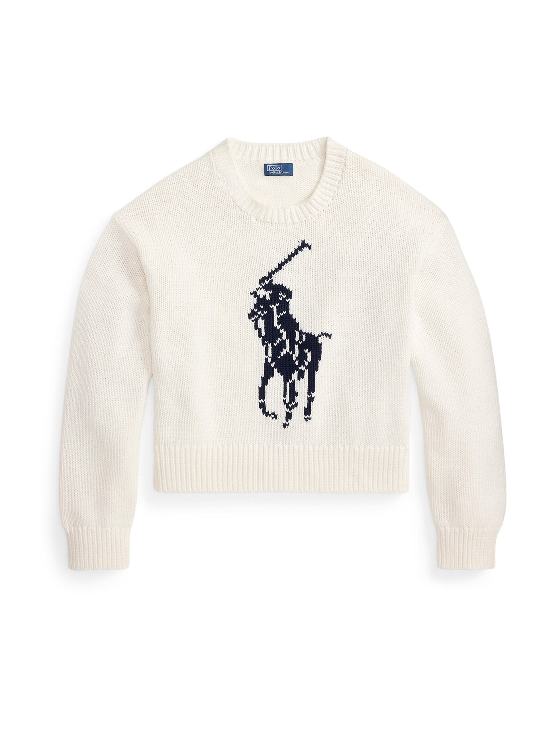 Polo Ralph Lauren Bomullströja med vit Big Pony dam – bild 2