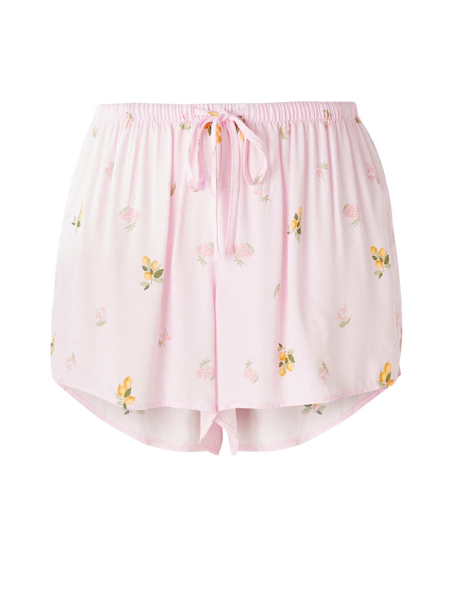 Hunkemöller Kraťasy 'Lemon' žltá / zelená / ružová / svetloružová