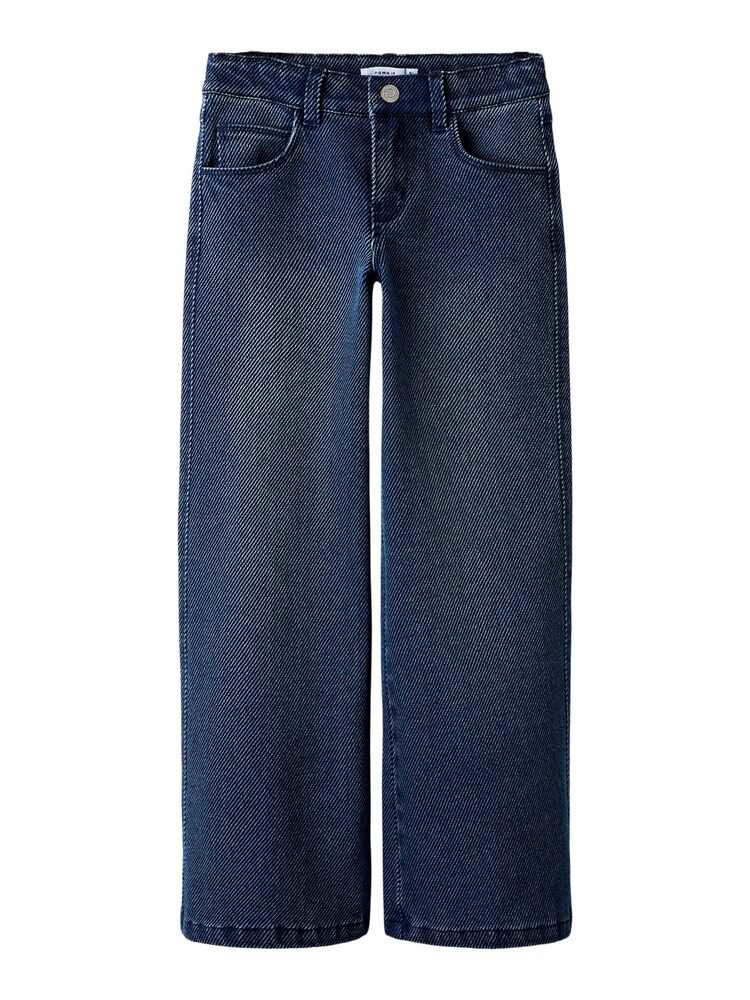 NAME IT Jeans Mädchen Größe 128 blau