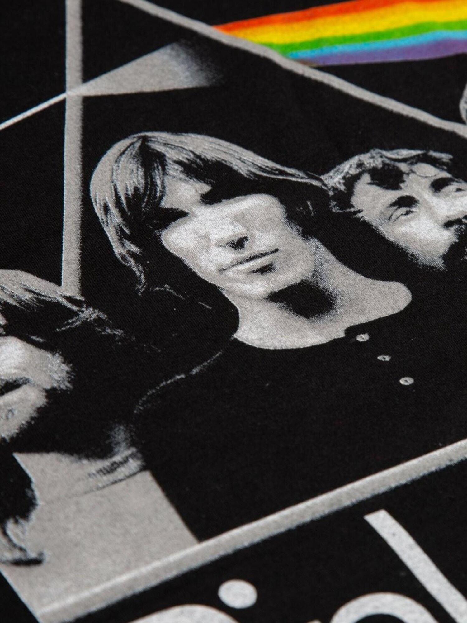 Pink Floyd Camiseta 'Pink Floyd - Dark side of the moon band   t-shirt'  negro – imagen 4
