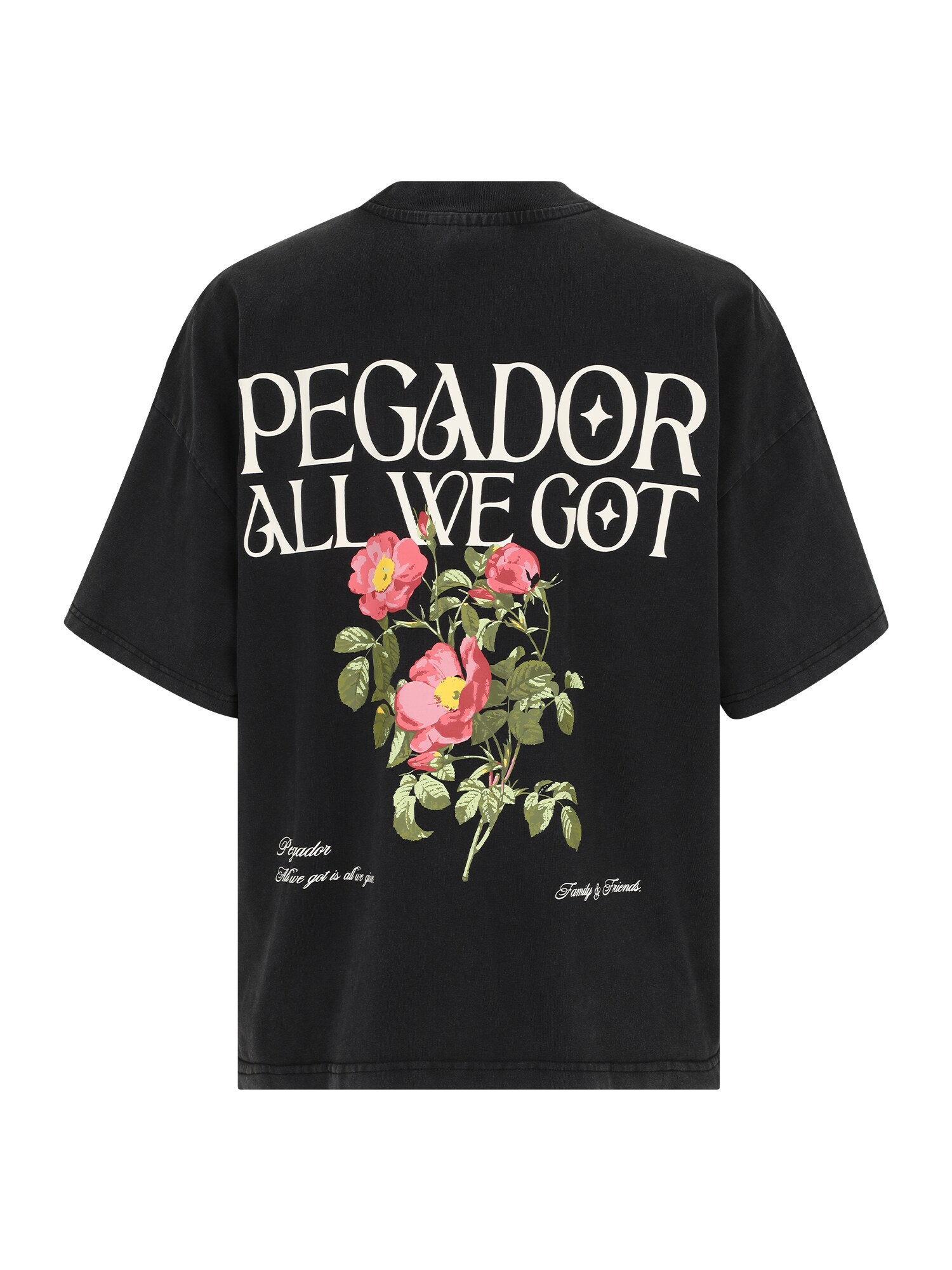 Pegador Póló 'BEALI'  zöld / rózsaszín / fekete / fehér termék 2. képe
