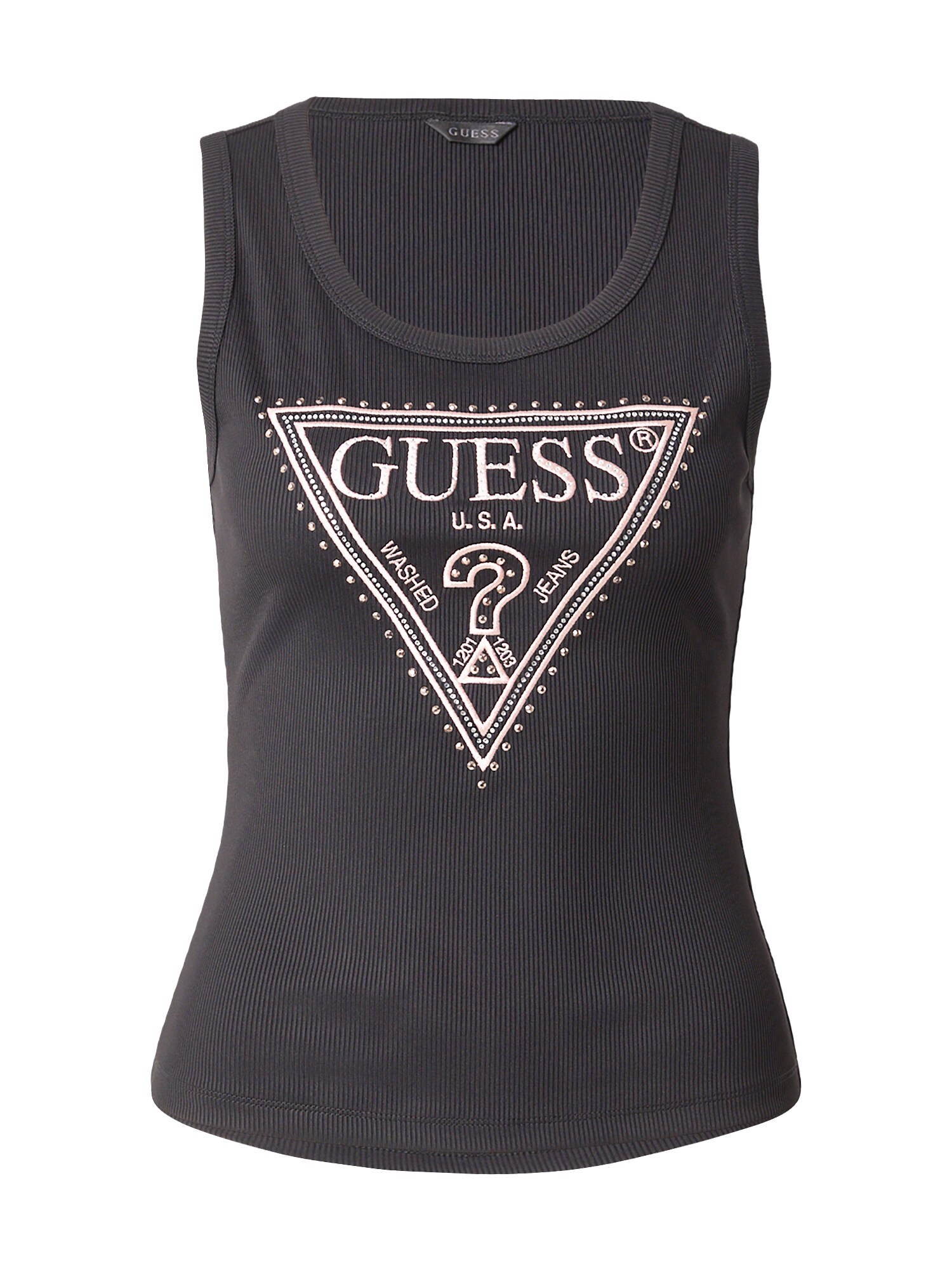 GUESS Top SAVINA roz deschis / negru