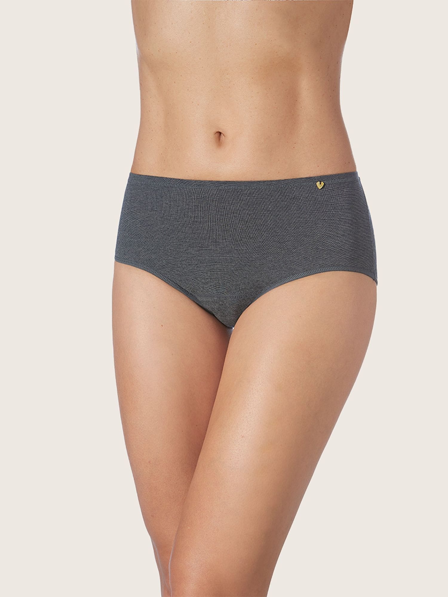 zd ZERO DEFECTS Panti 'Atenea high waist Soy fiber' gris oscuro