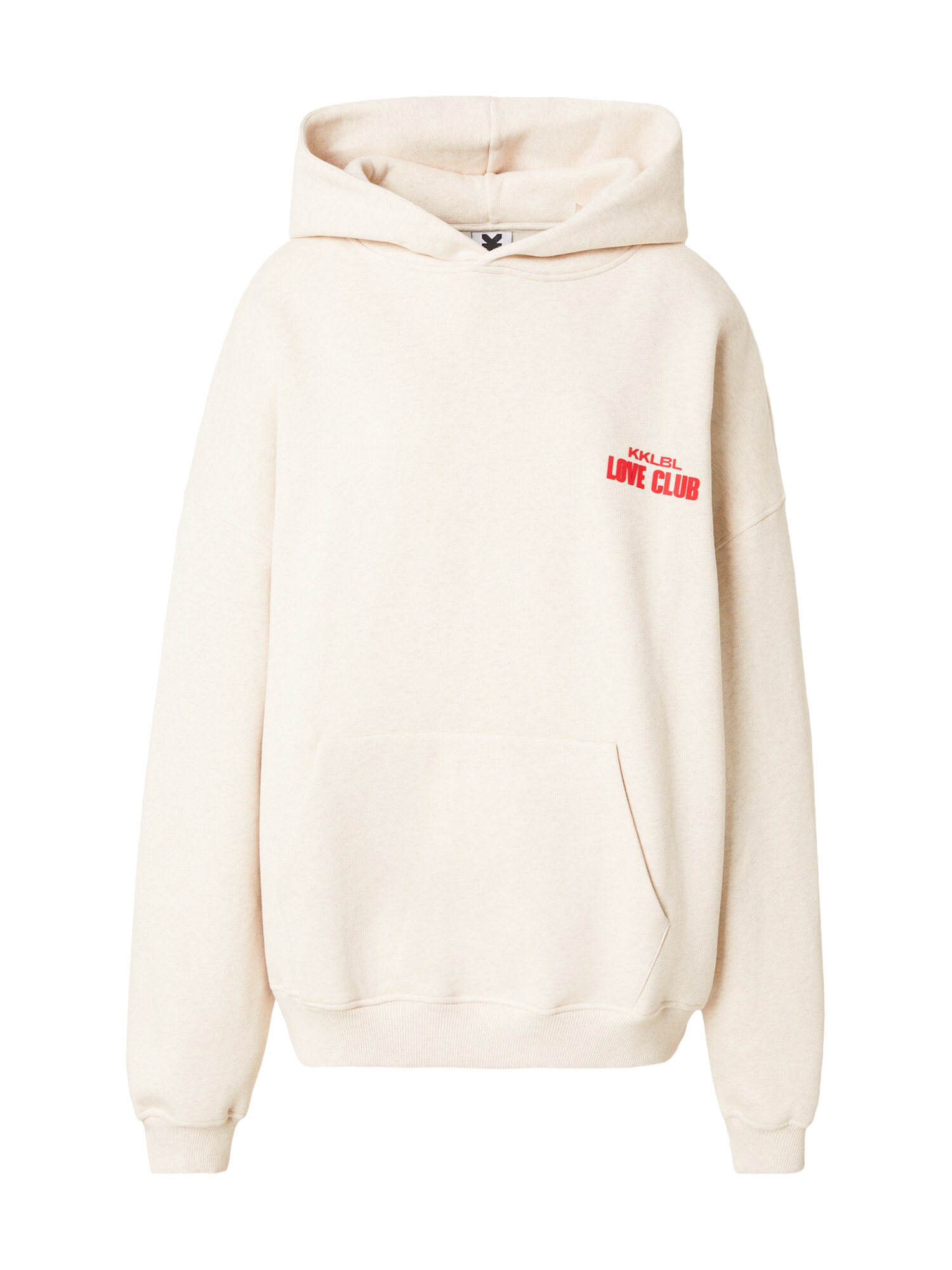 Karo Kauer Felpa 'Love Club'  crema / rosso
