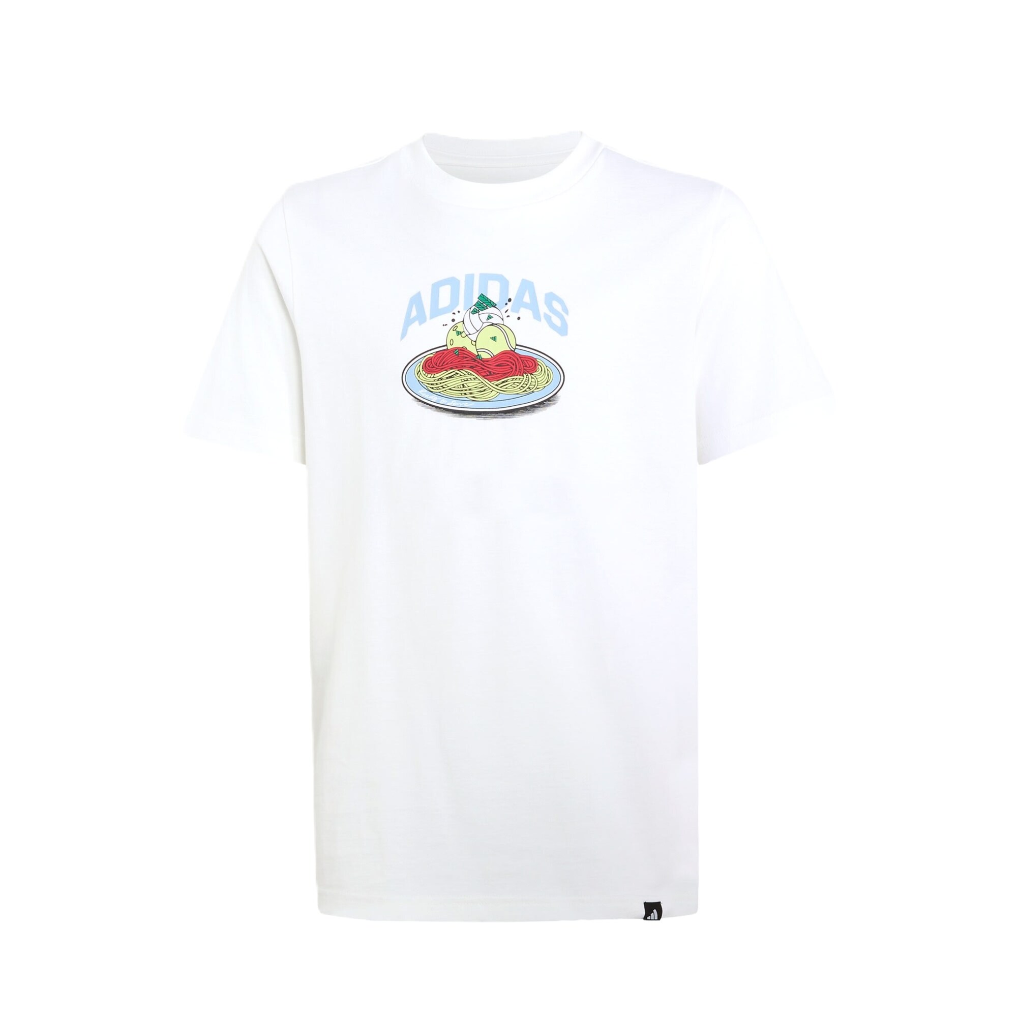 ADIDAS SPORTSWEAR Tehnička sportska majica 'Pasta' svijetloplava / žuta / vatreno crvena / bijela