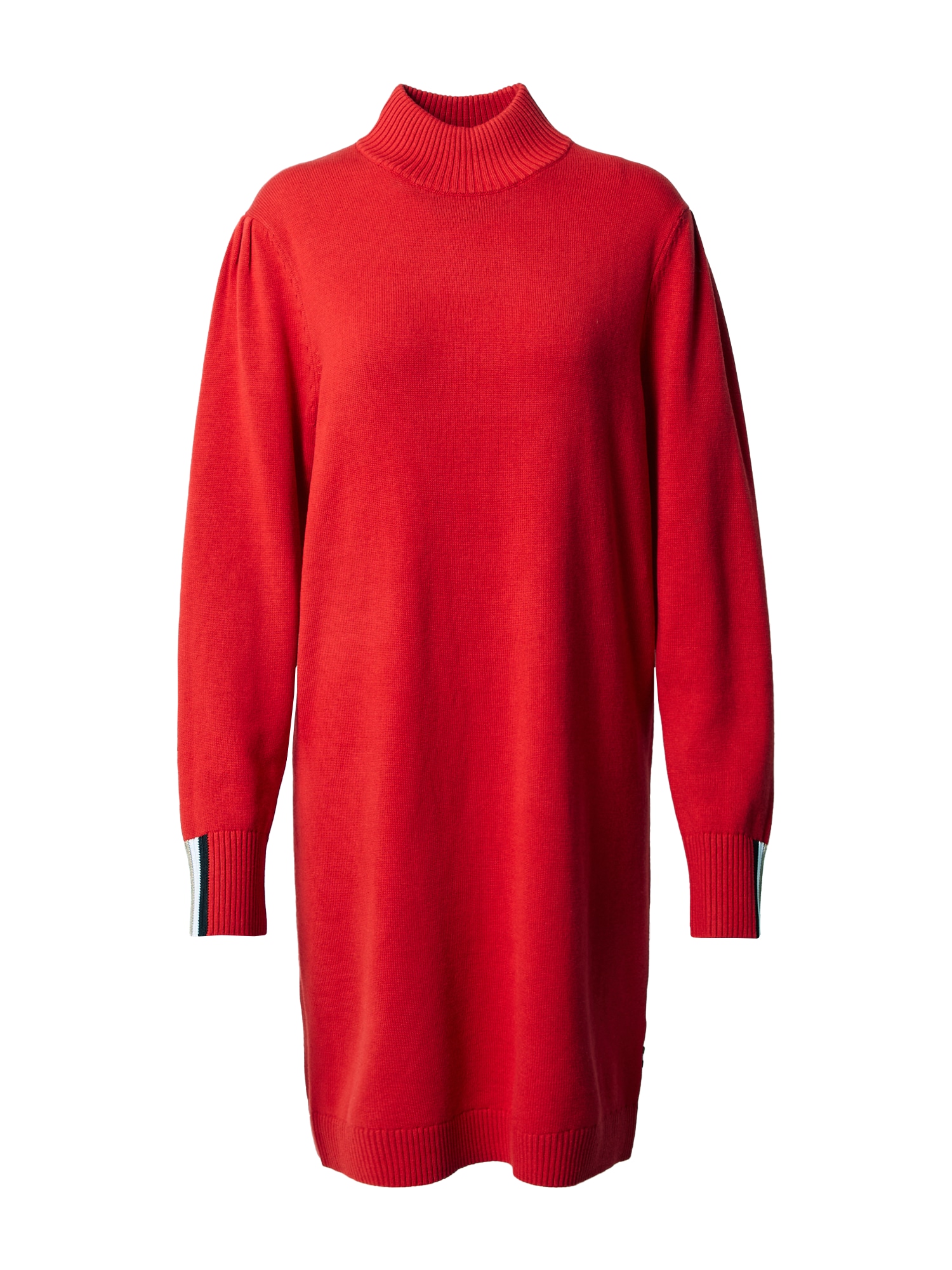 BOSS Orange Adīta kleita 'Fuenta' bēšs / sarkans / melns / balts