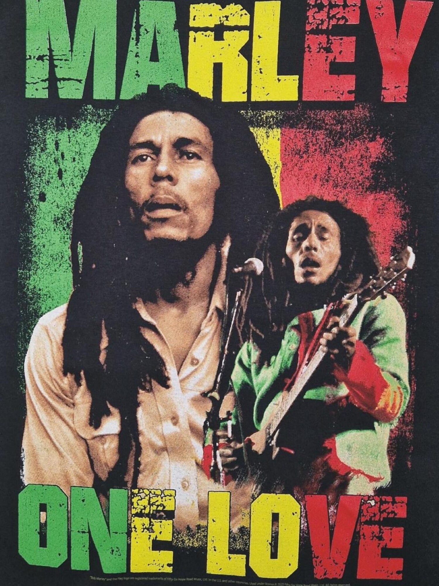 Bob Marley Camiseta 'Bob Marley One Love Stage T-Shirt'  negro – imagen 4