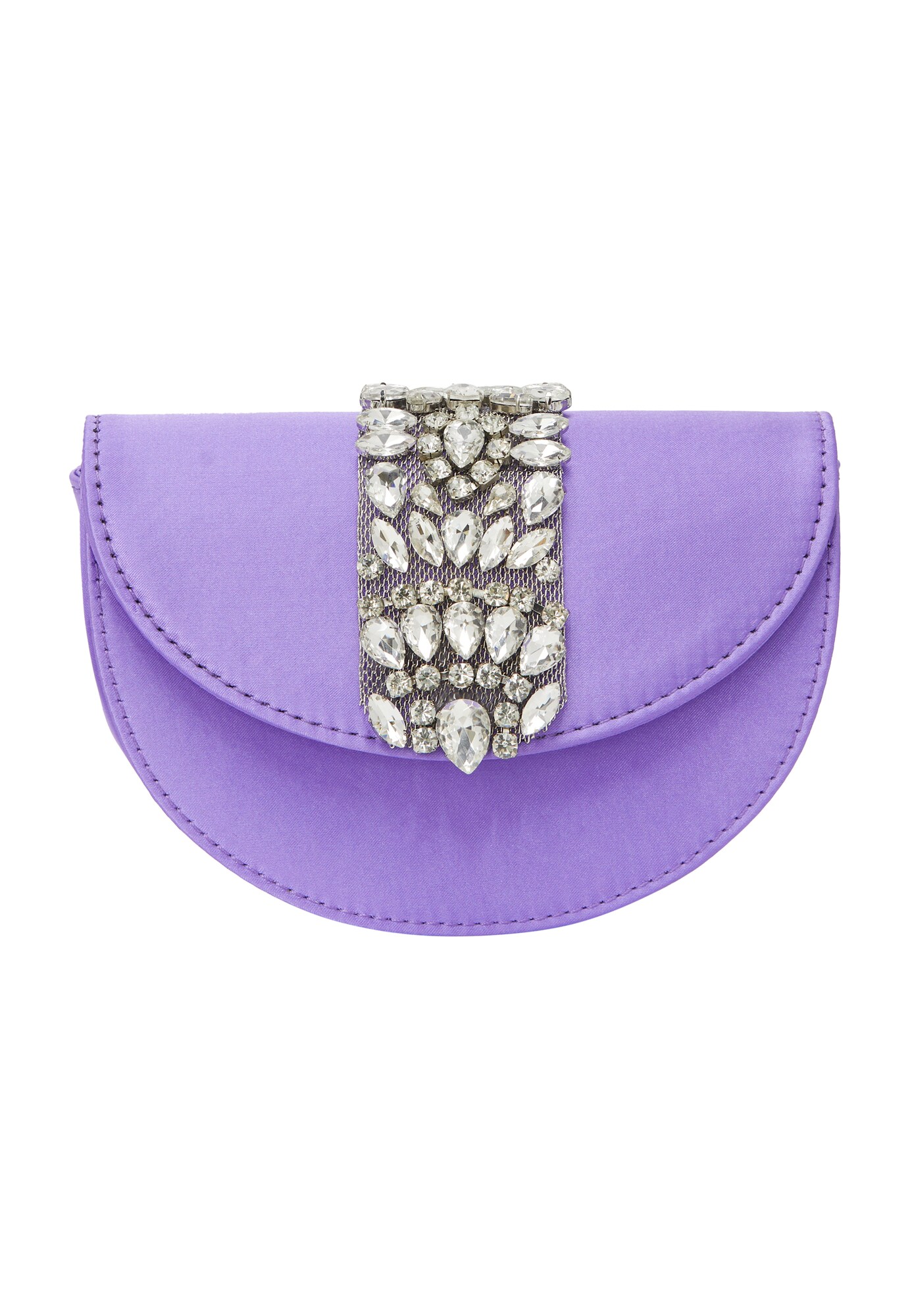 NAEMI Clutch  lila / argintiu / transparent