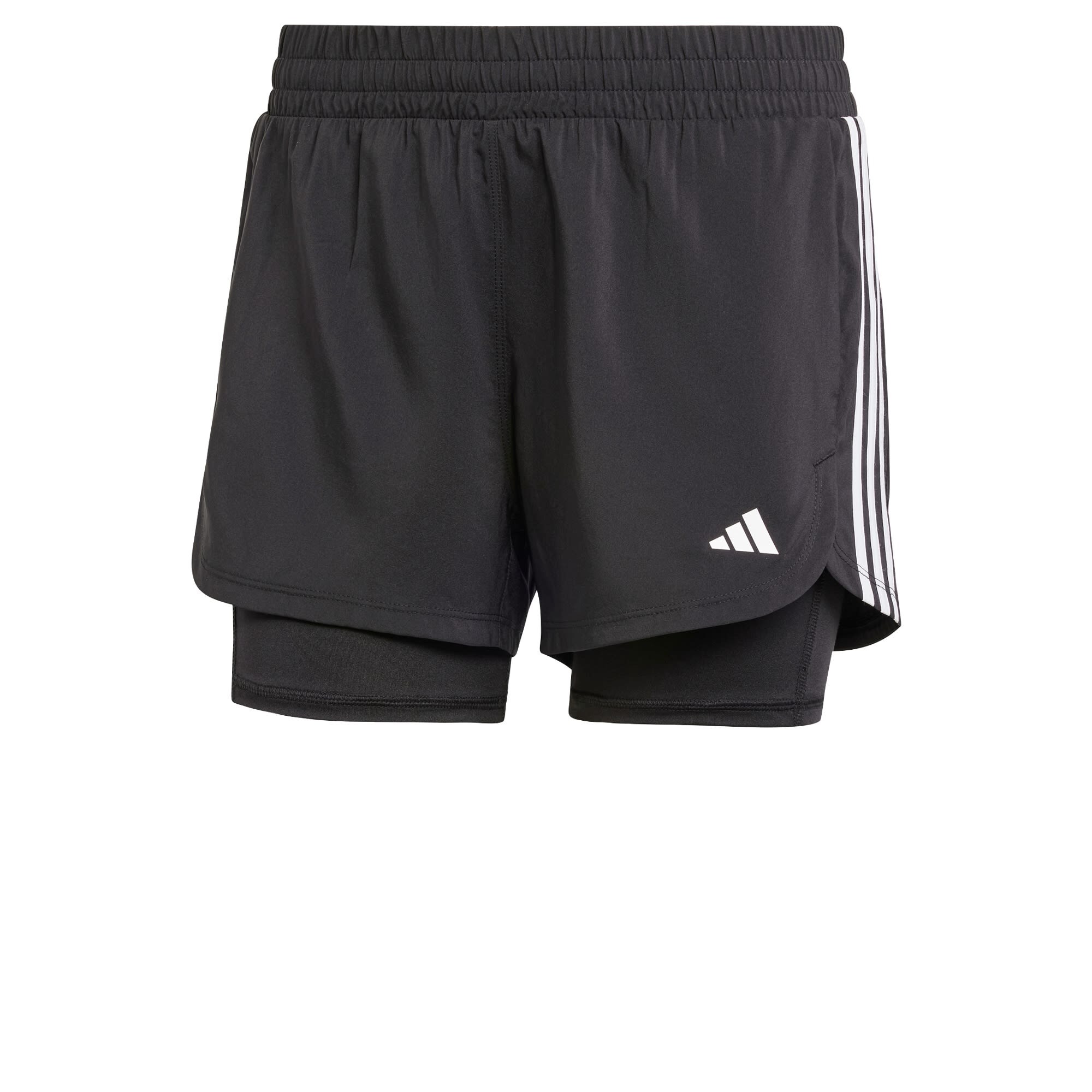 ADIDAS PERFORMANCE Pantaloni sport Pacer  negru / alb