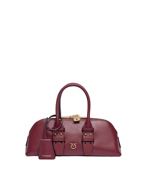 PINKO Bolso de hombro 'PINKO'  burdeos