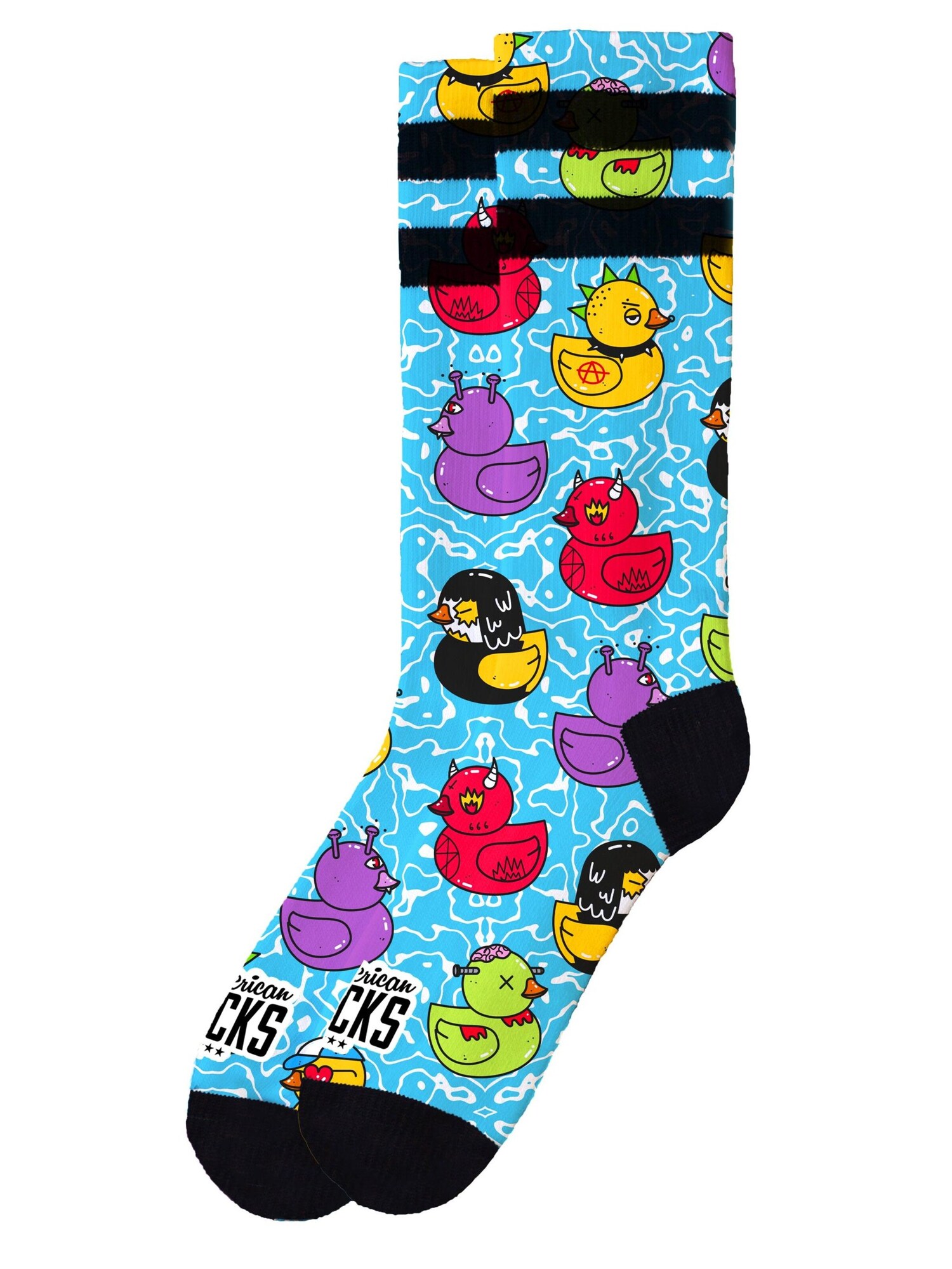 American Socks Calcetines 'Tub Duck'  azul