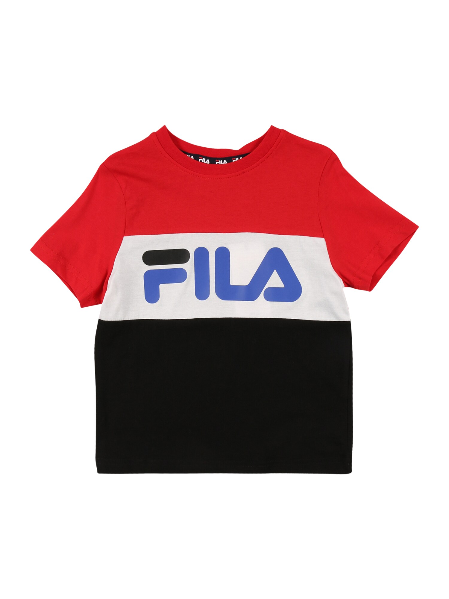 FILA Marškinėliai 'THEA'  balta / juoda / raudona
