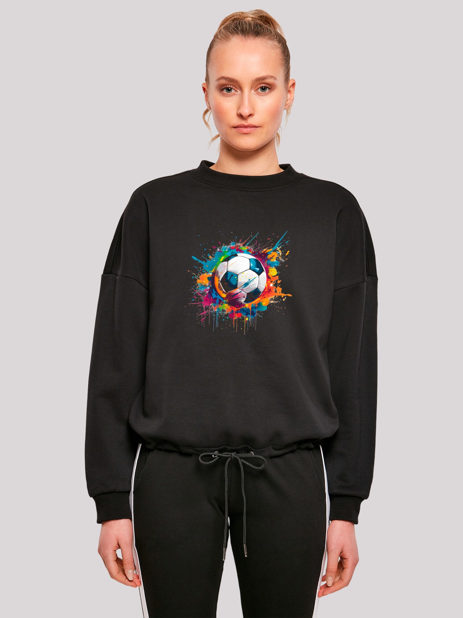 Thumbnail - F4NT4STIC Sweatshirt Bunte Fußball Grafik