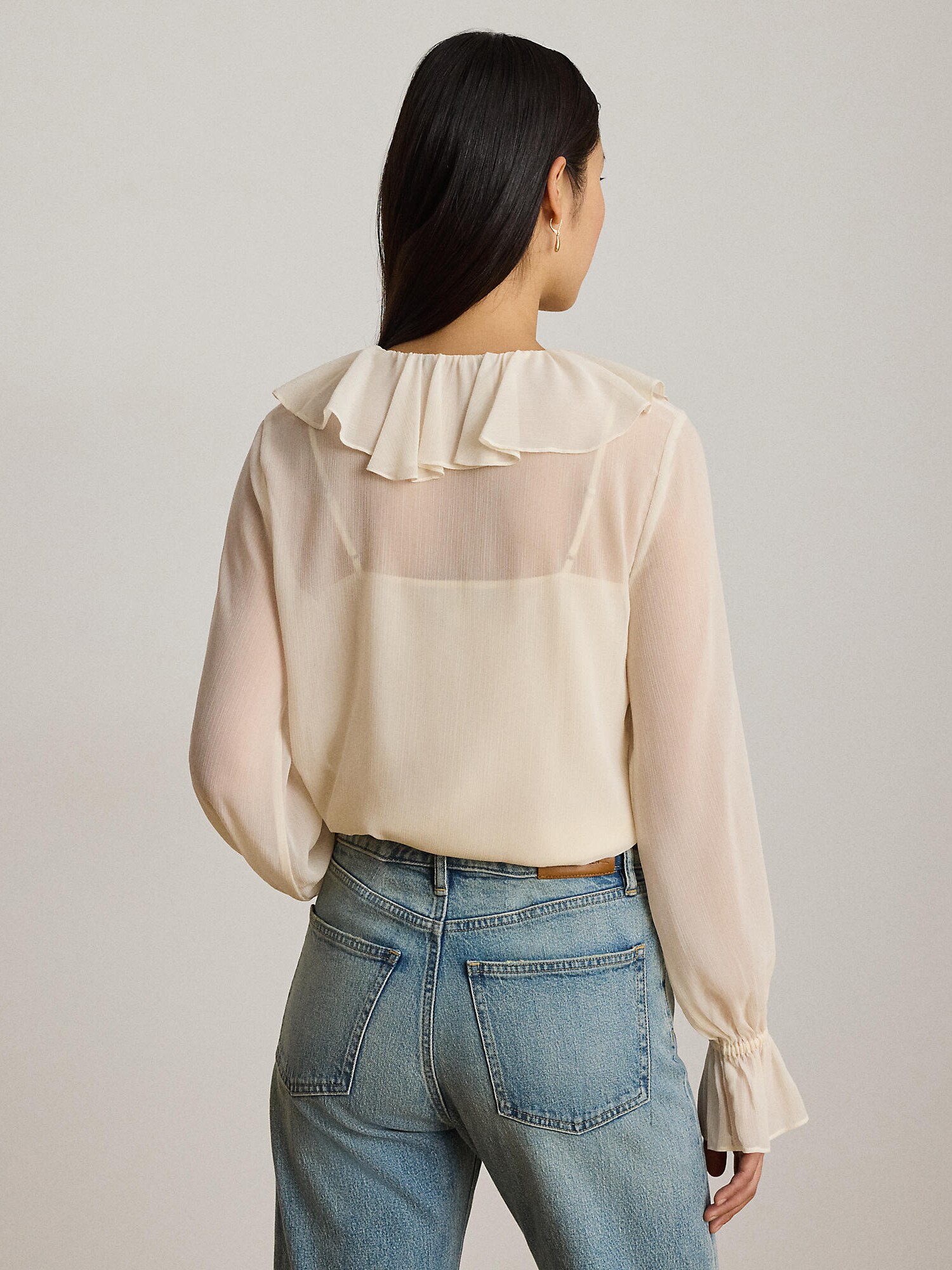Lauren Ralph Lauren Blusa chamois – imagen 3