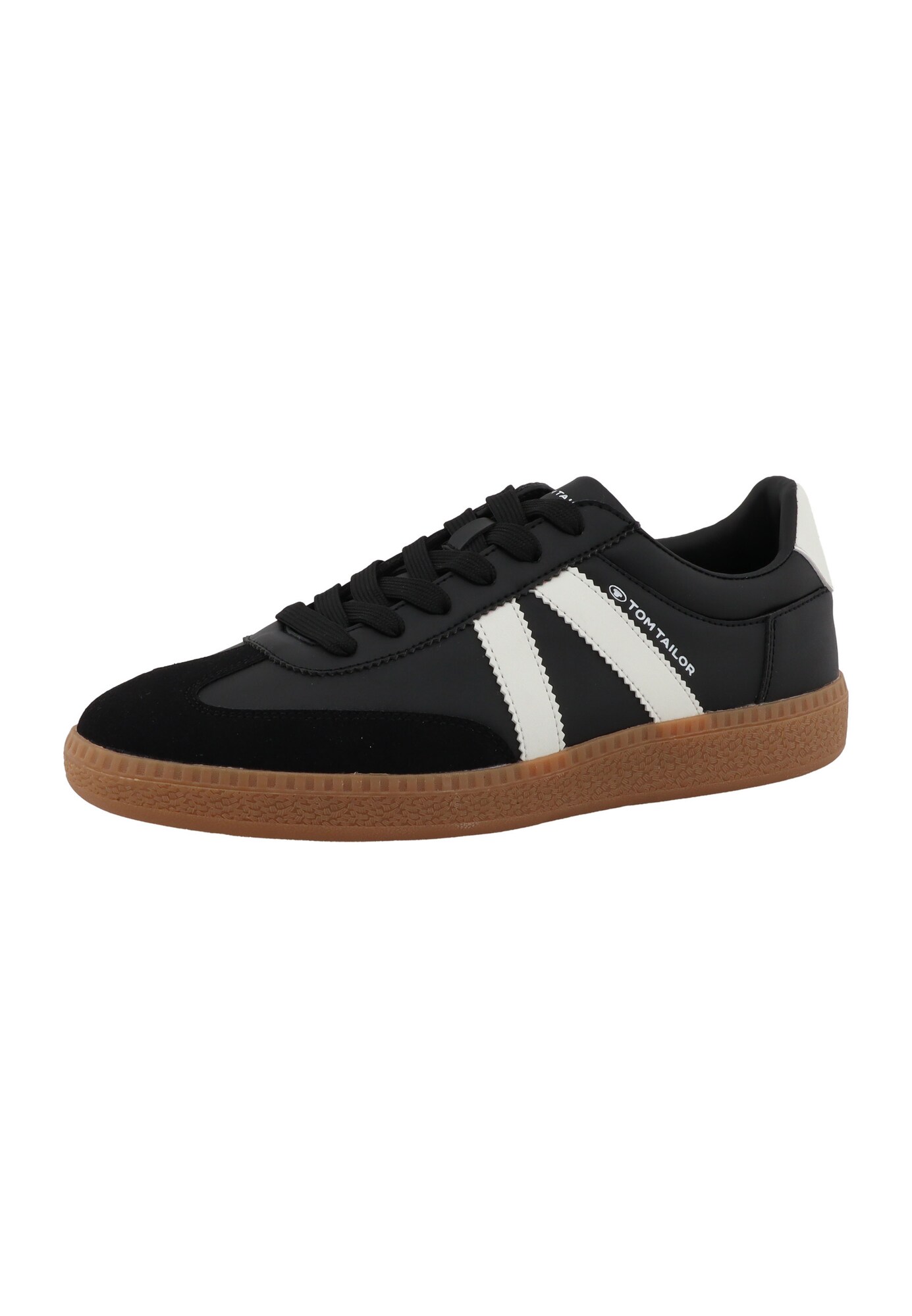 TOM TAILOR Zapatillas deportivas bajas  negro / blanco