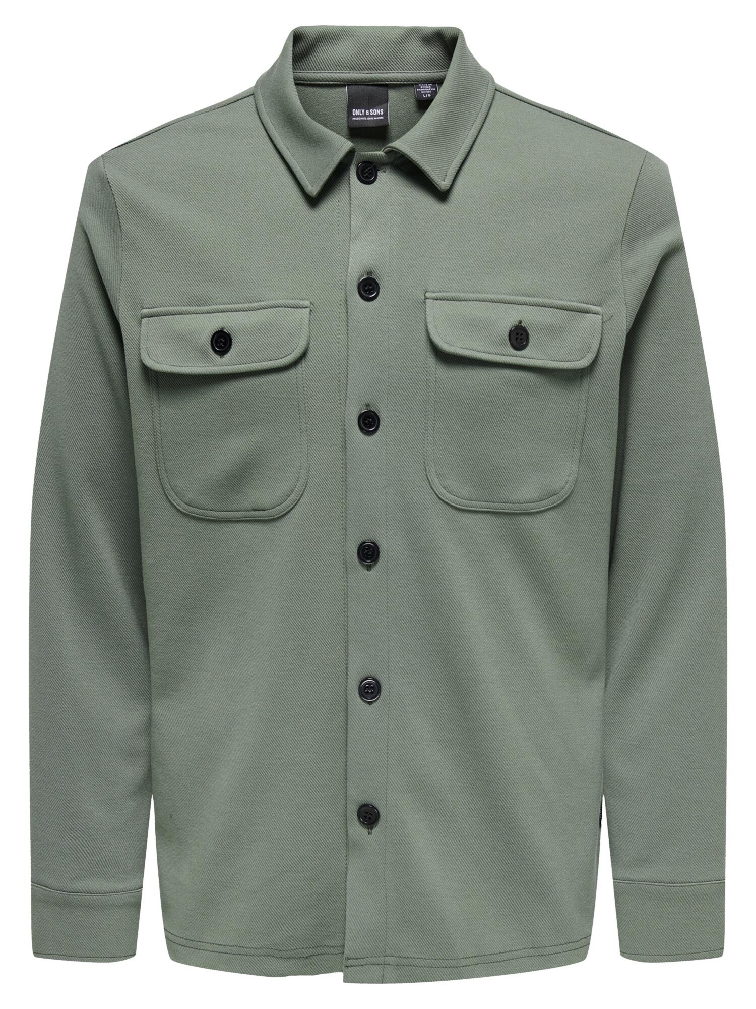 Only & Sons Cămașă Newkodyl verde deschis