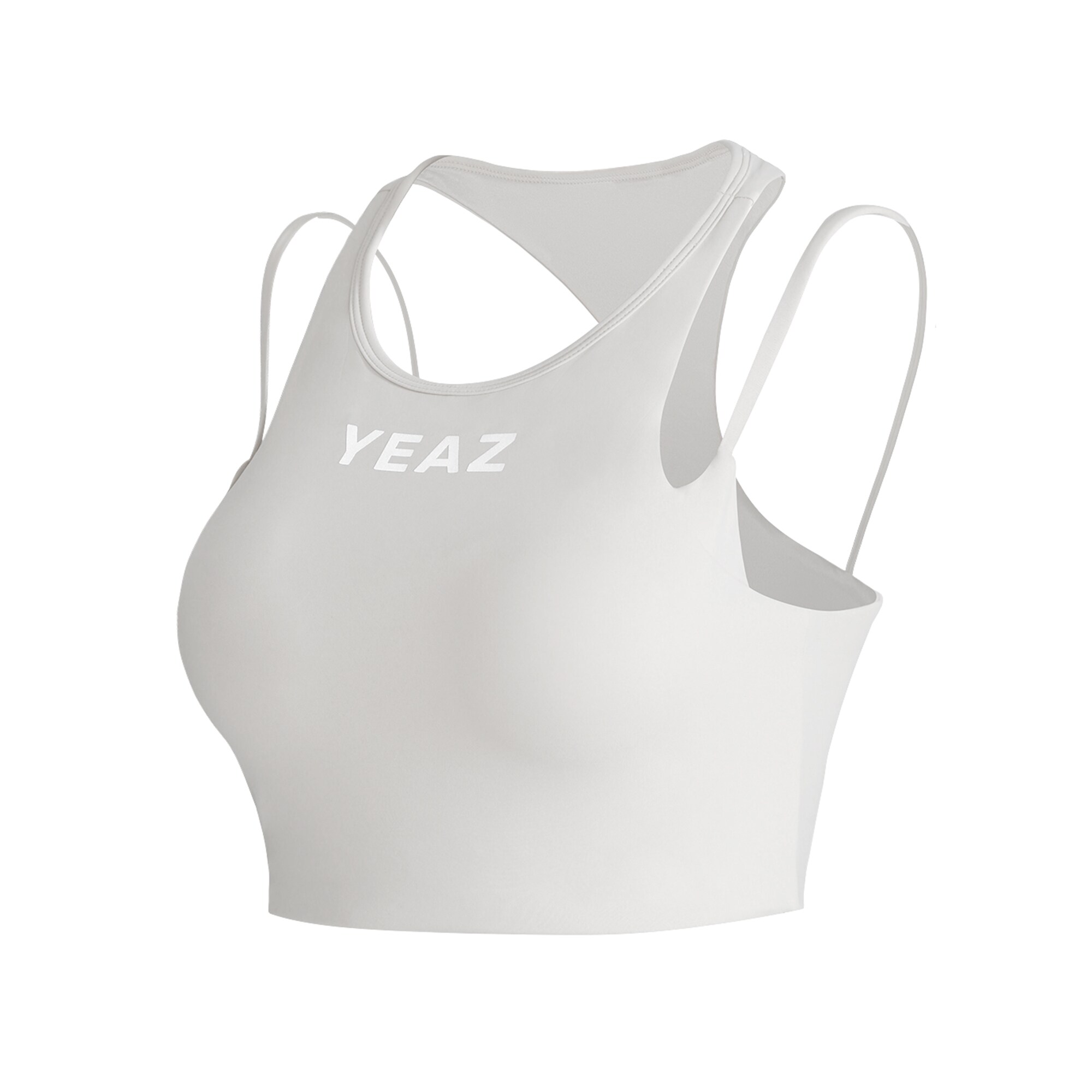 YEAZ Sport top Amorous  alb / alb murdar