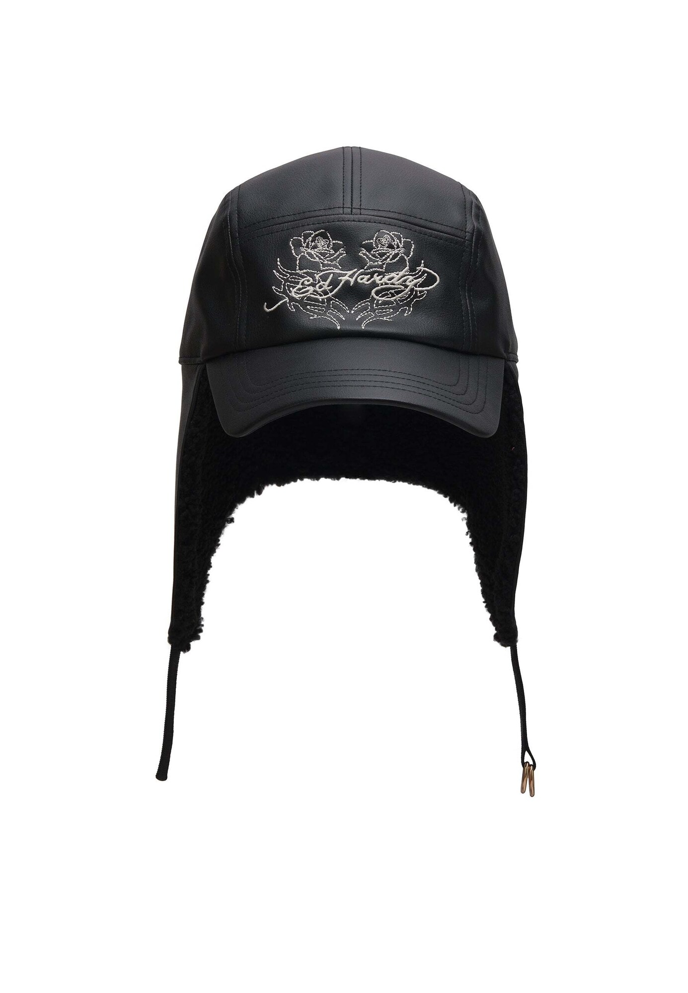 Ed Hardy Căciulă 'Rose Aviation'  negru