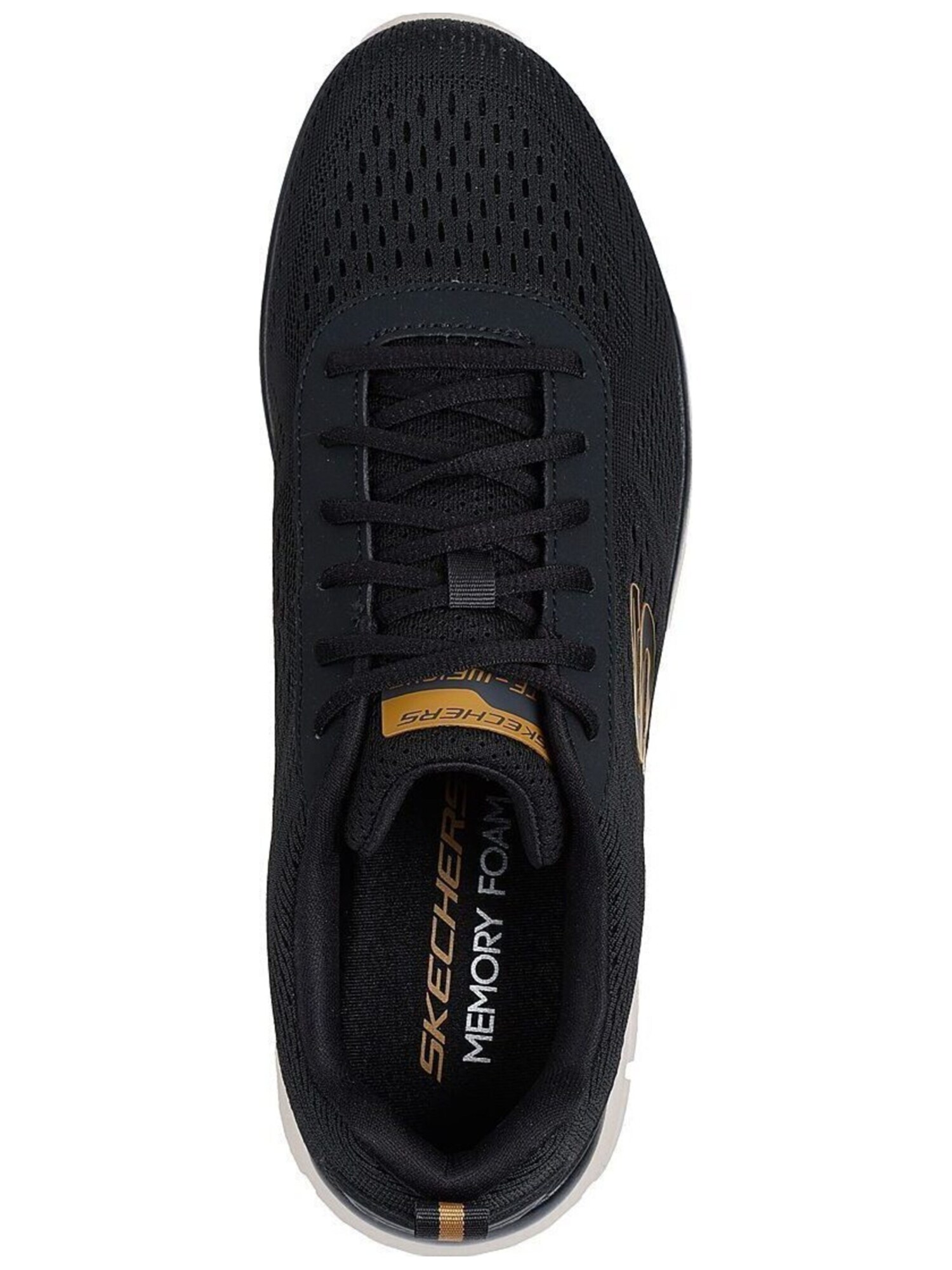 Zapatillas Skechers 232758-BLK para Hombre, Malla Transpirable Black Mesh-synthetic – imagen 3