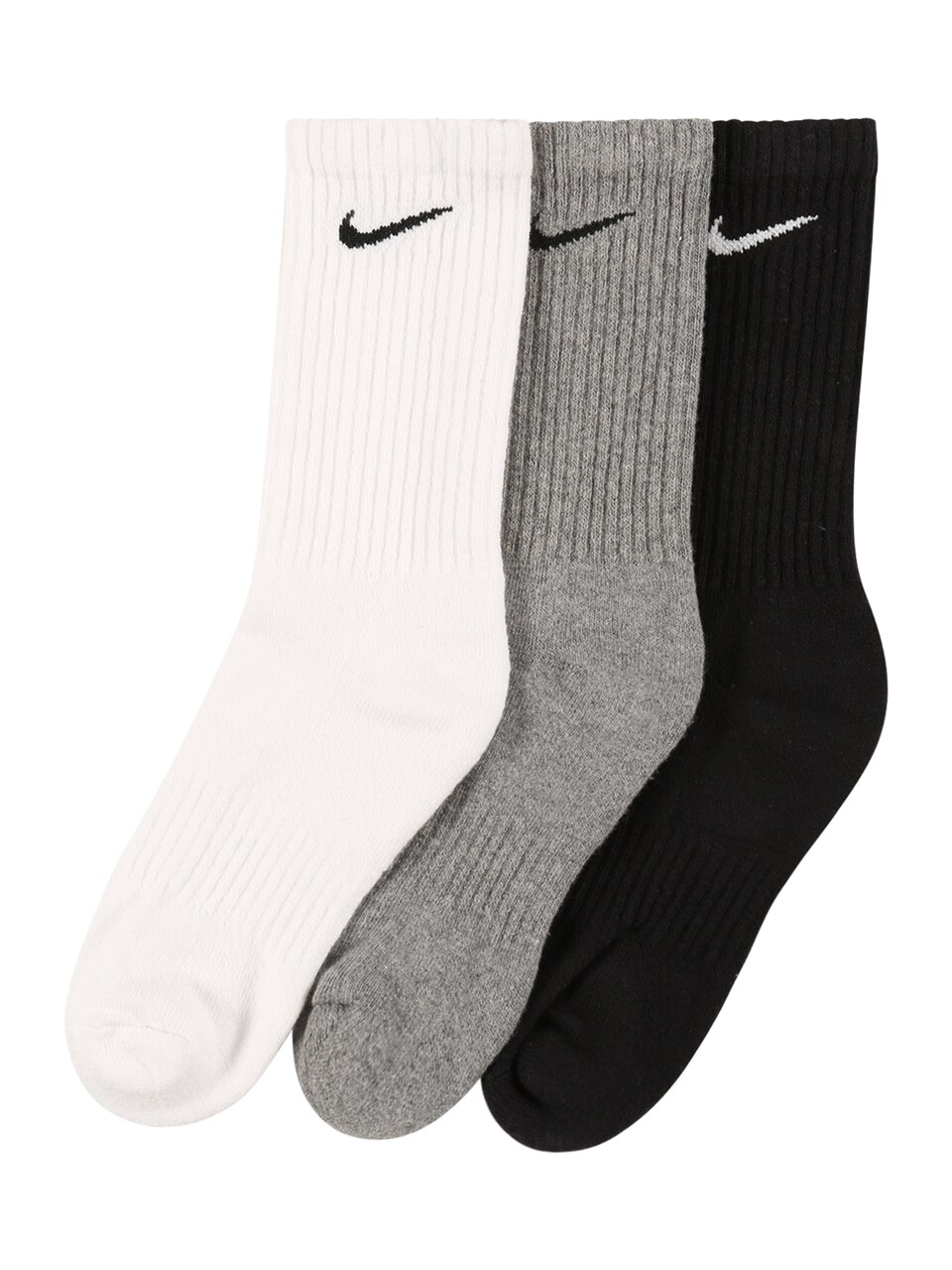 Sportsockor gråmelerad / svart