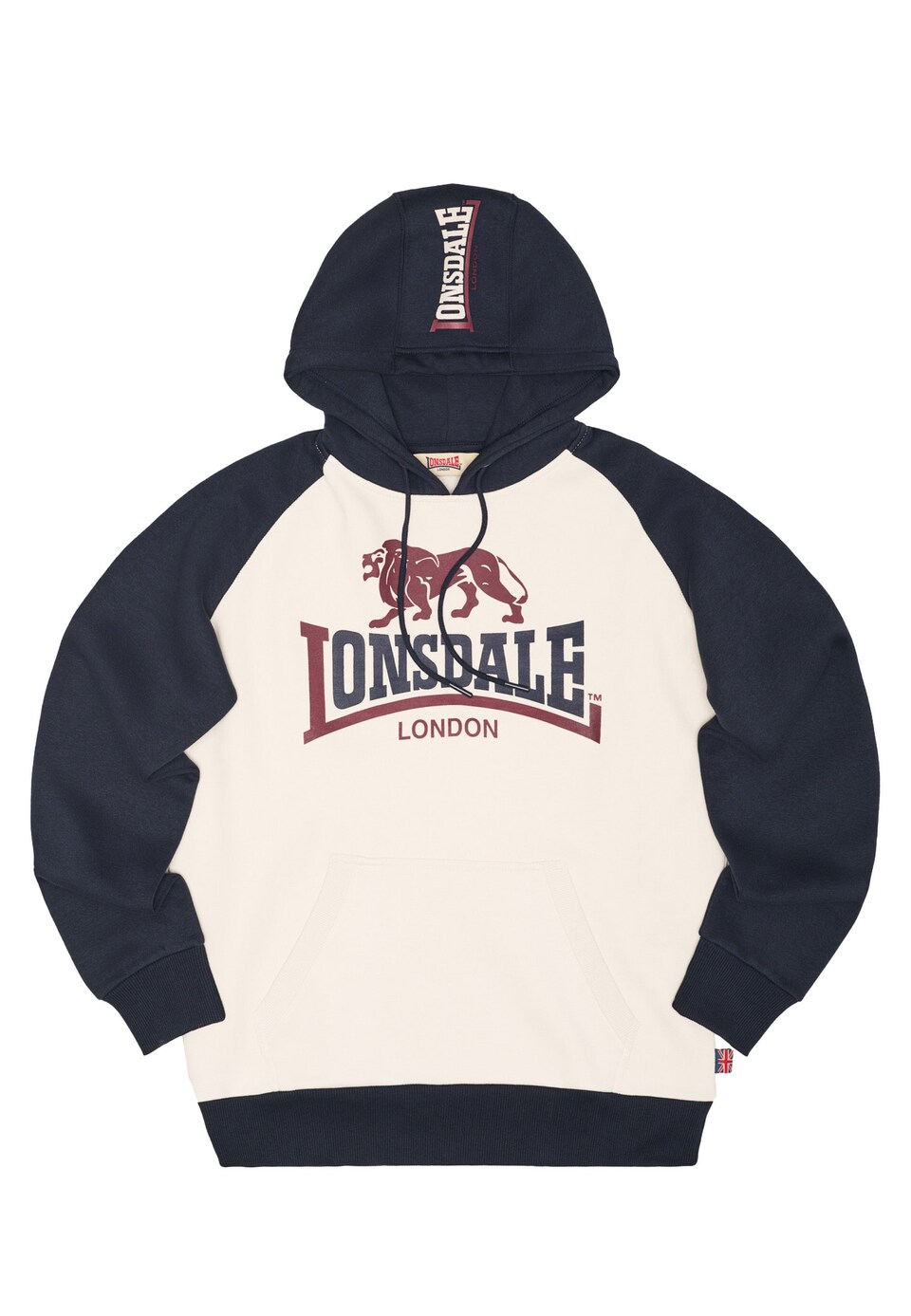 Sweatshirt 'JARROW' ecru / marinblå