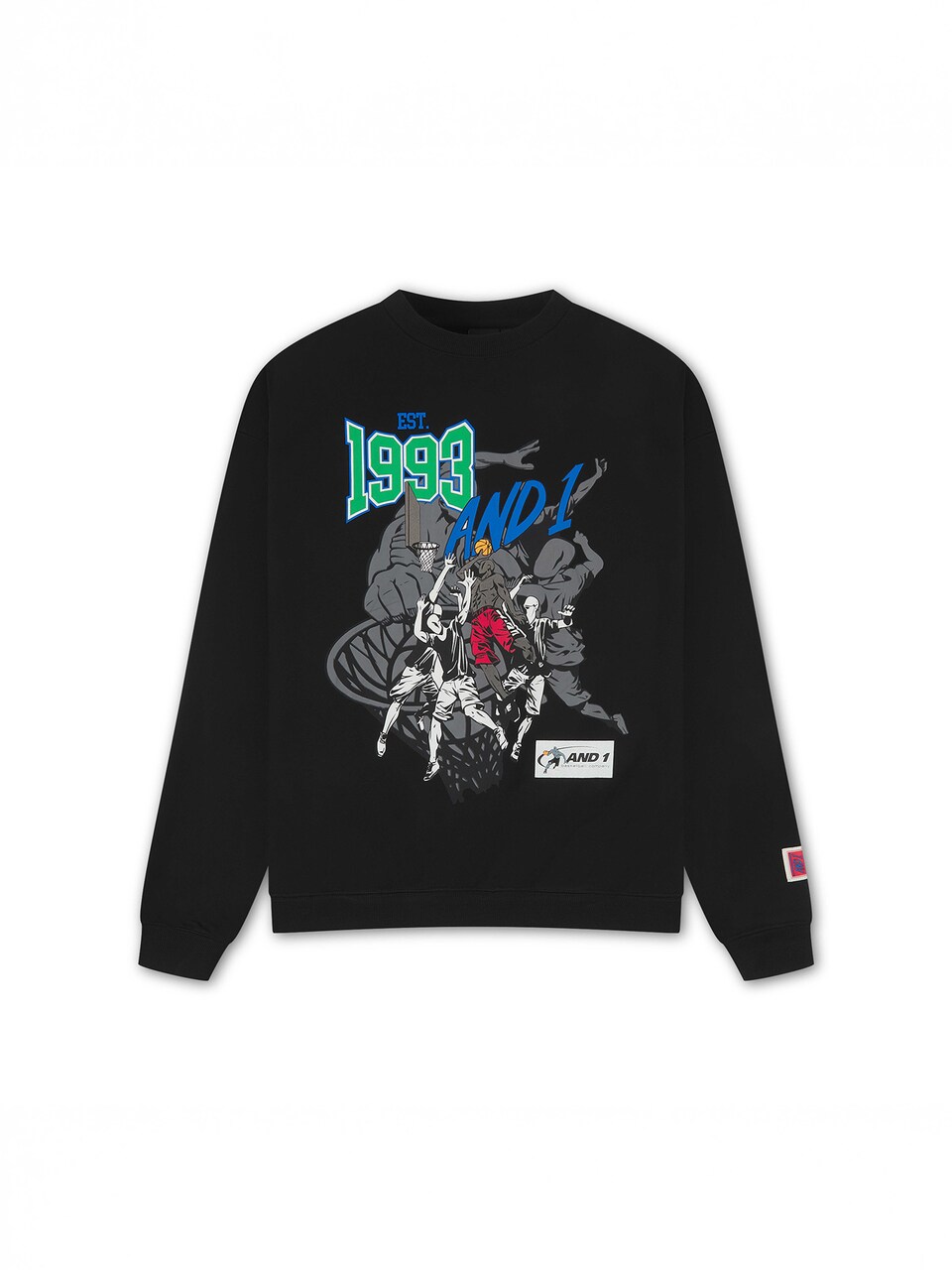 Sweatshirt '1993 Dunk' grå / grön
