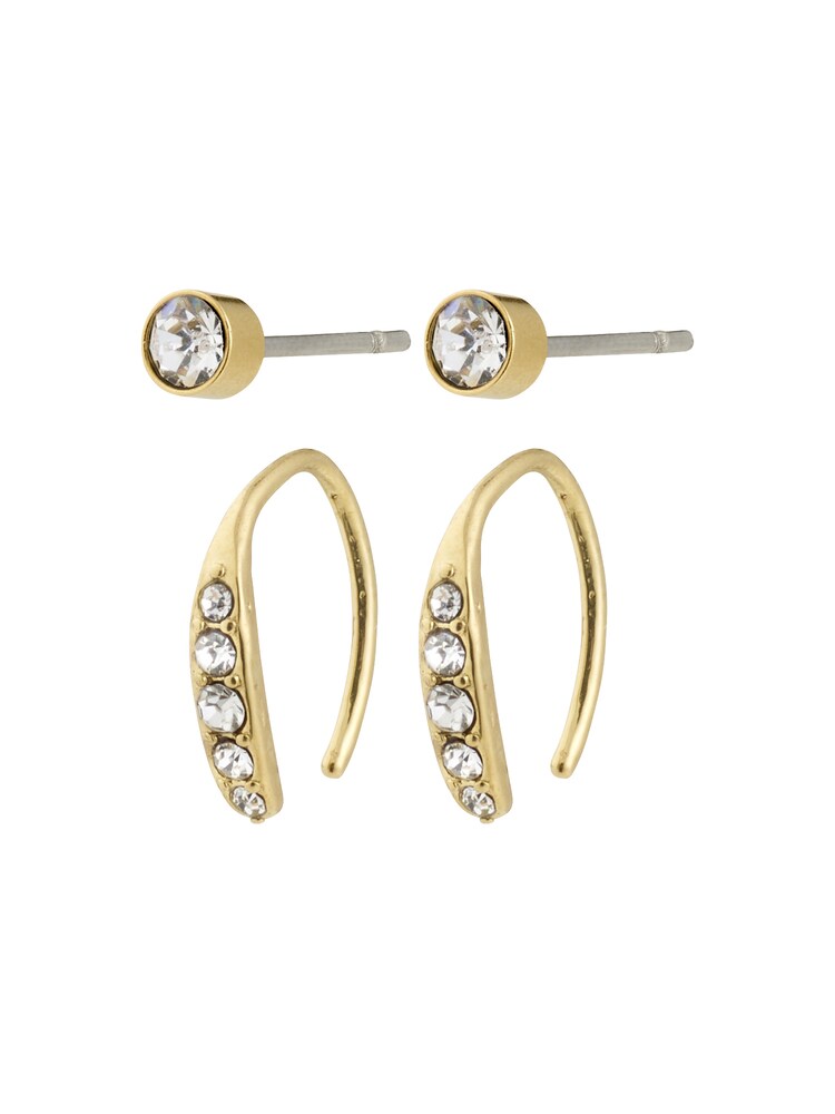 Pilgrim Ohrringe 'Gionni' Damen Größe One Size gold / transparent