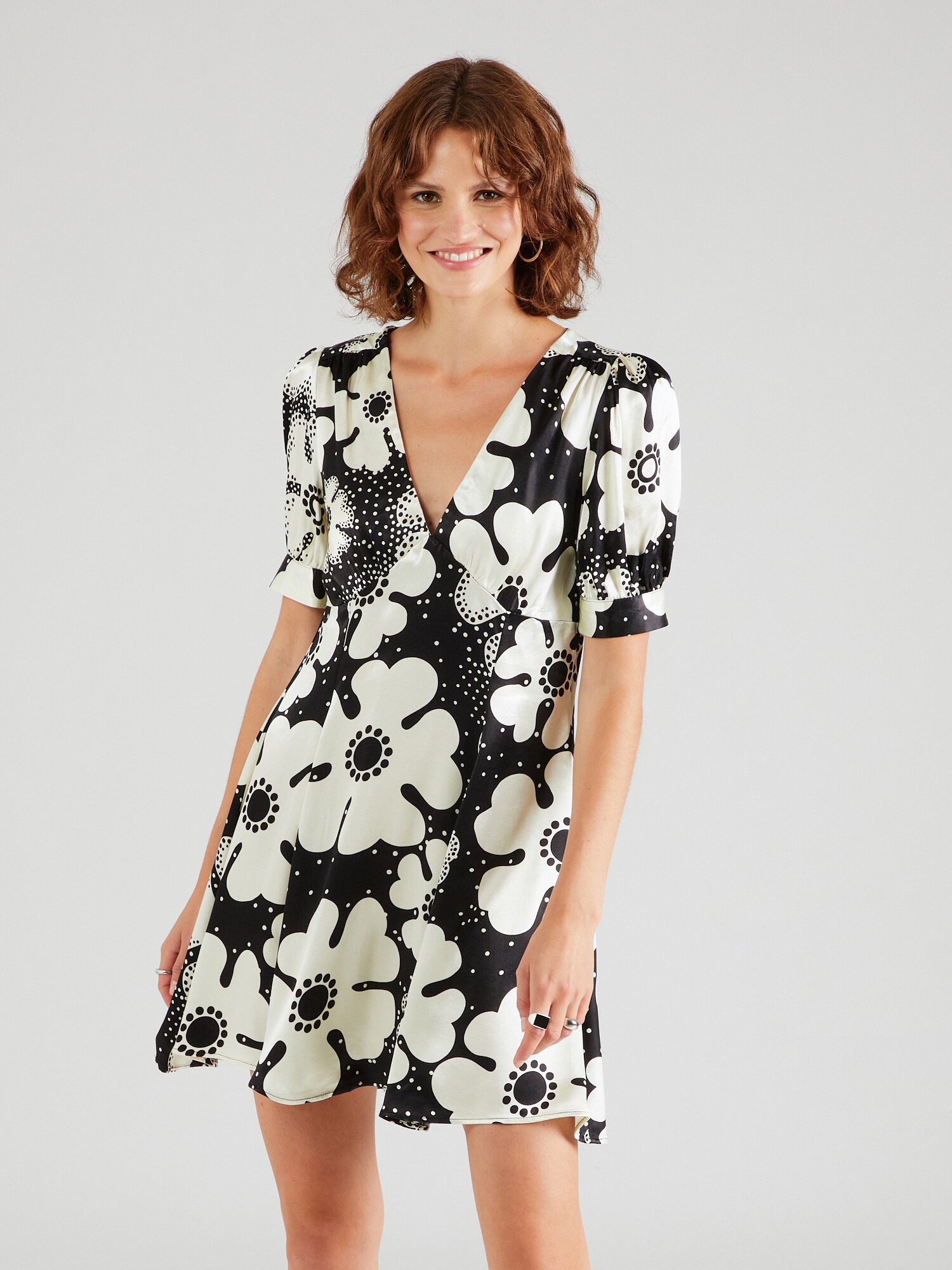 TOPSHOP Ruha 'Bella'  fekete / tojáshéj termék 2. képe