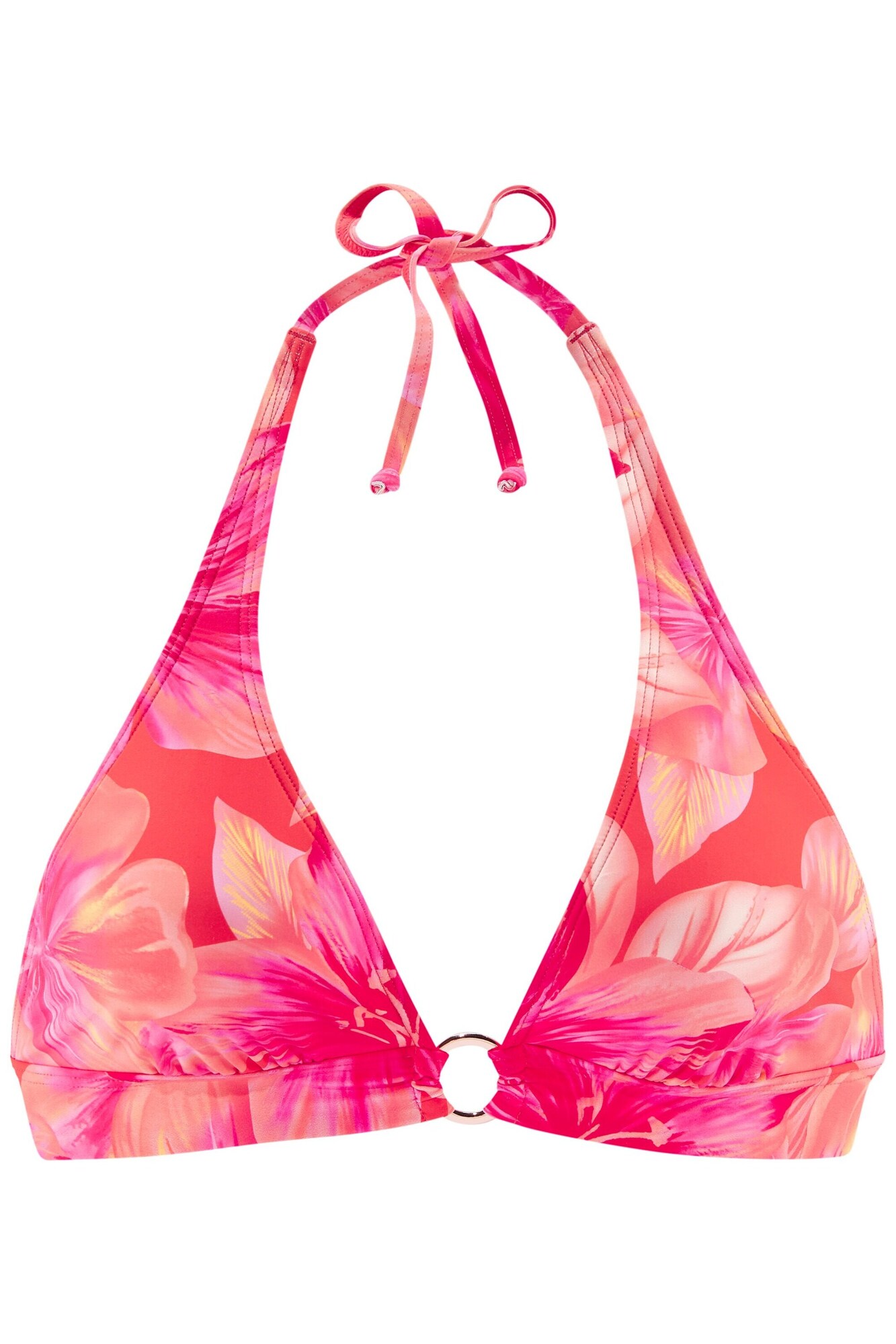 LASCANA Bikini felső  őszibarack / lazac / neon-rózsaszín / piros akciós termékkép 1