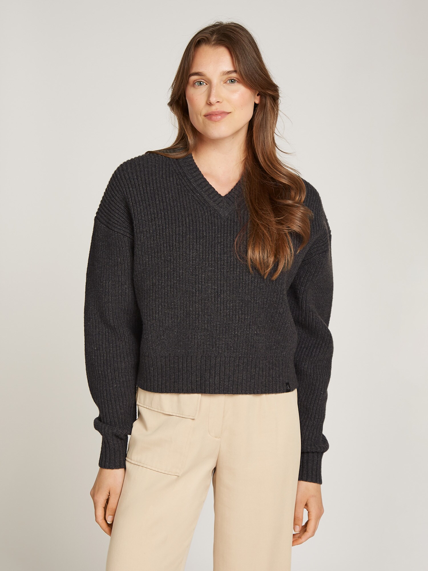 Calvin Klein Jeans Pulóver 'CHUNKY'  antracit termék 2. képe