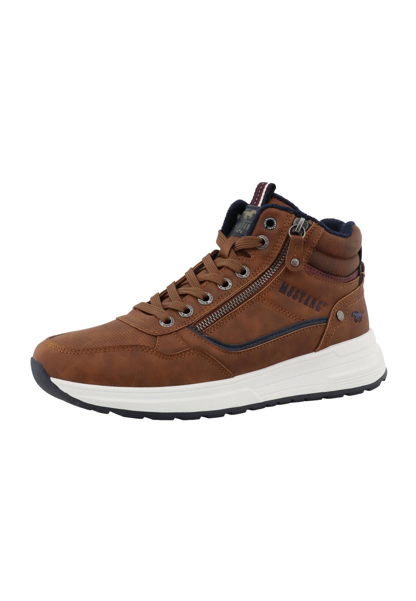 MUSTANG Zapatillas deportivas altas 'Luciano'  marrón