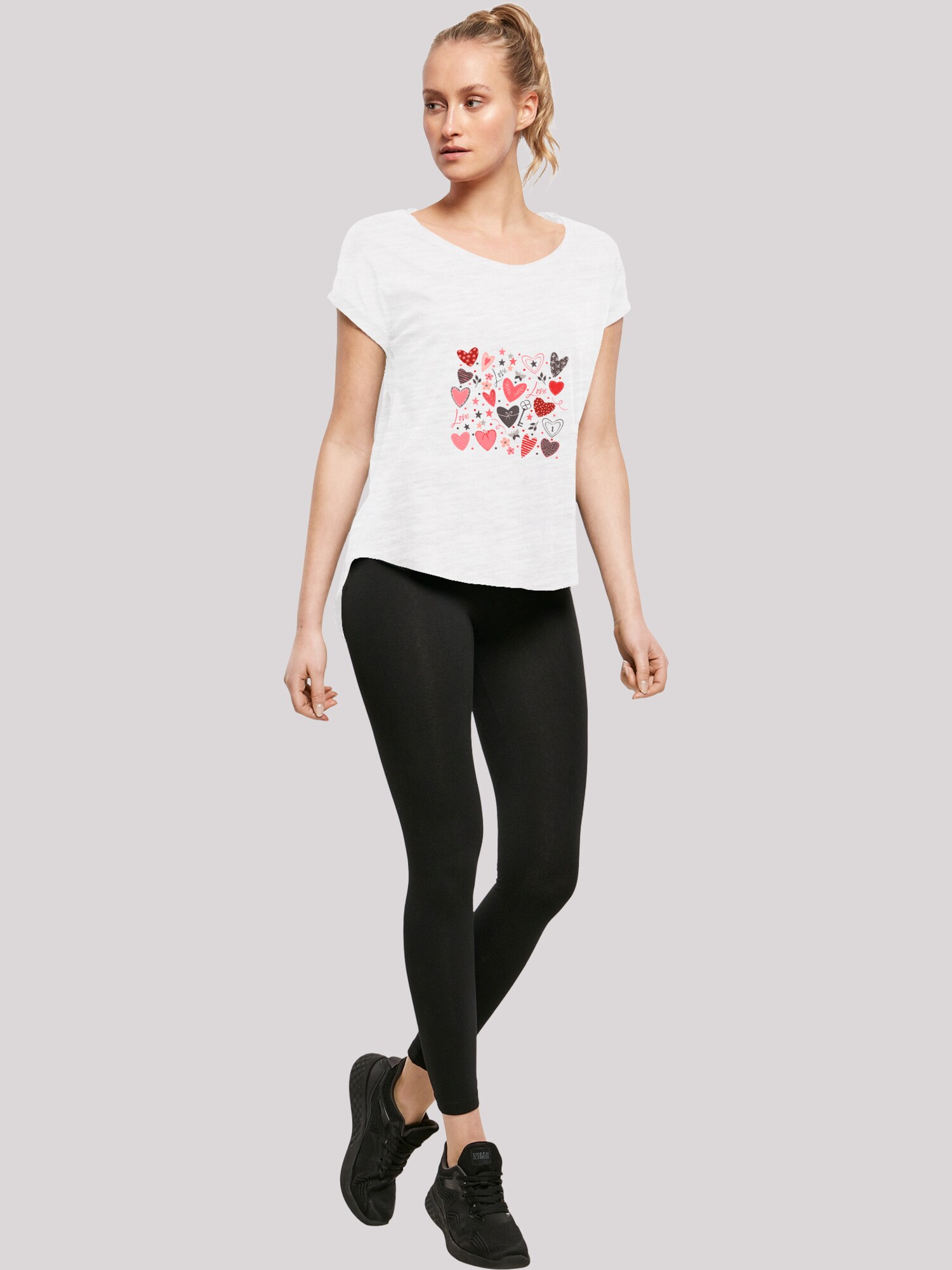 Thumbnail - F4NT4STIC T-Shirt Cute Herzen Variety Valentinstag