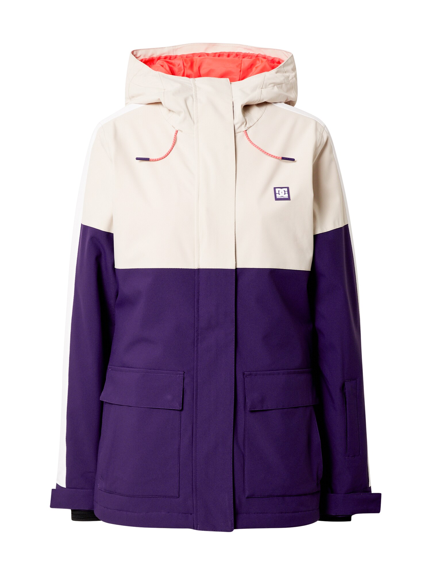 DC Shoes Laisvalaikio striukė 'CRUISER'  smėlio / tamsiai violetinė