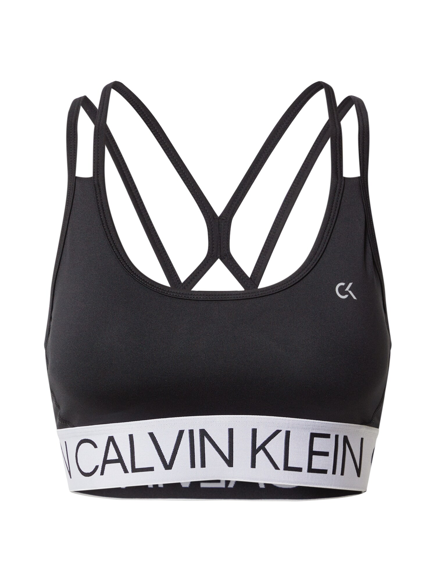 Calvin Klein Performance Sportinė liemenėlė  balta / juoda