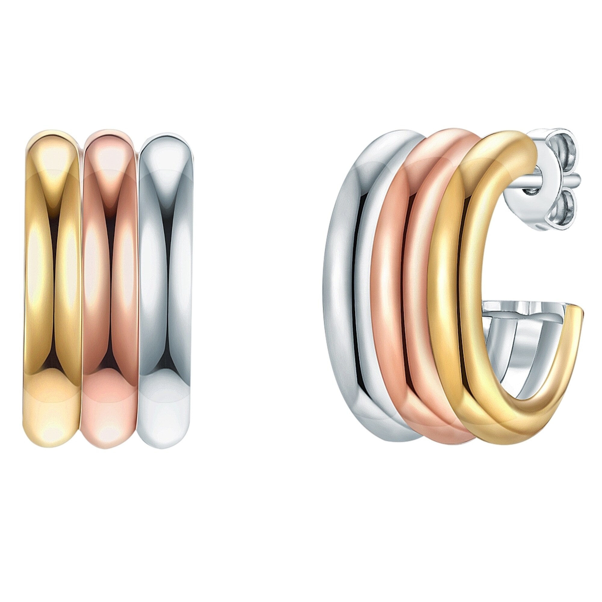 Pendientes / rosa /