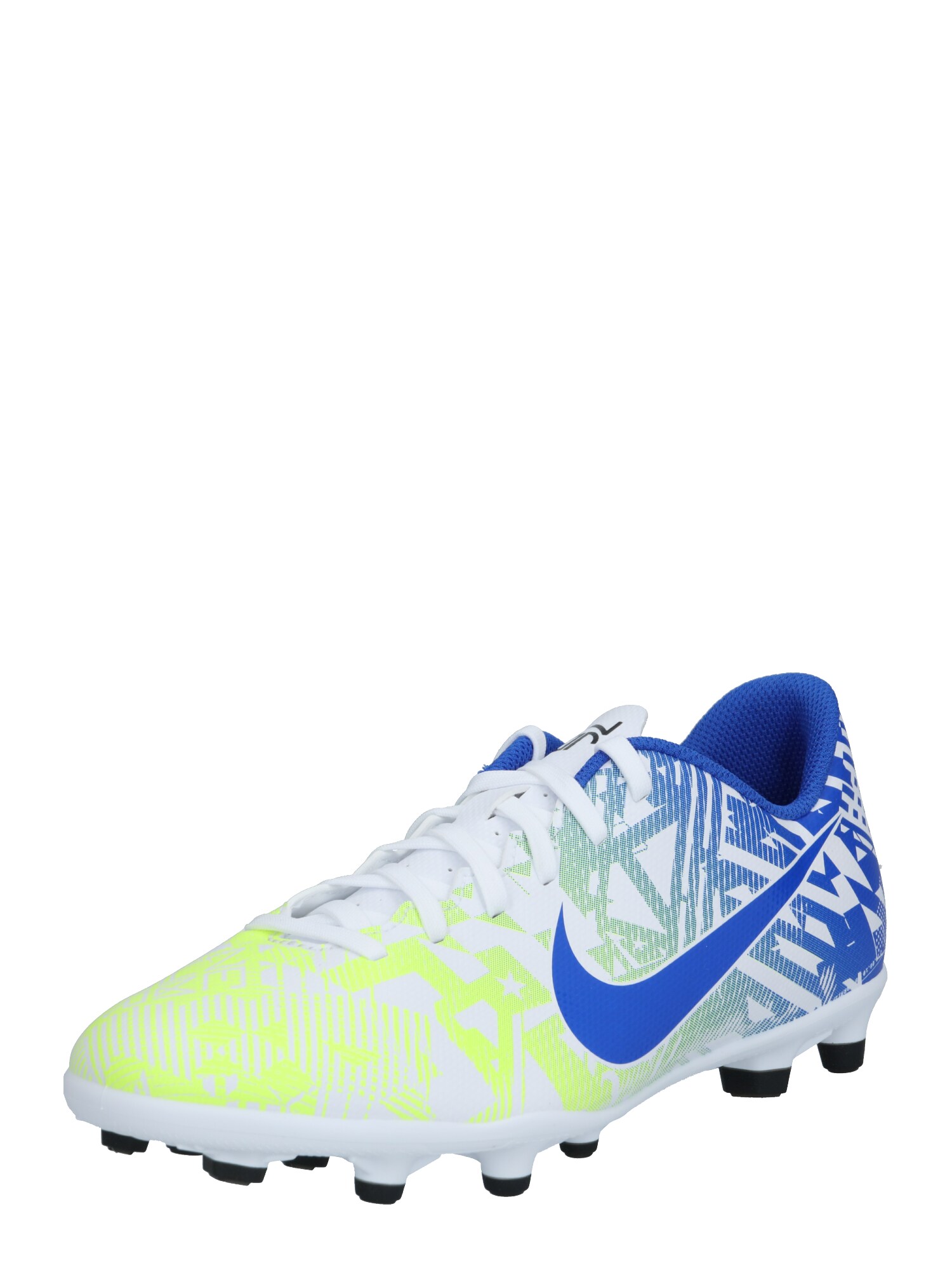 NIKE Sportiniai batai 'Mercurial Vapor 13 Club Neymar'  juoda / balta / sodri mėlyna („karališka“) / neoninė geltona / pastelinė žalia