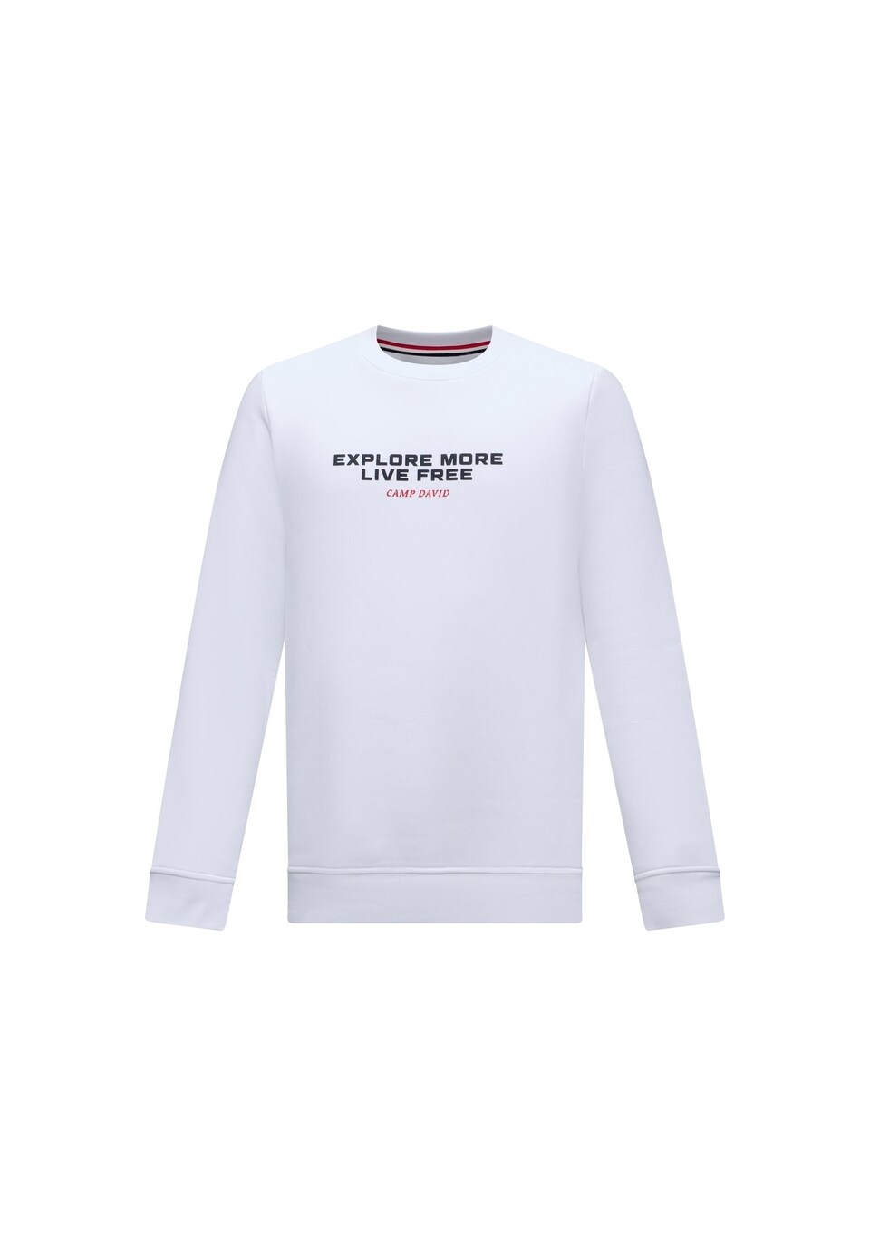 Sweatshirt röd / svart