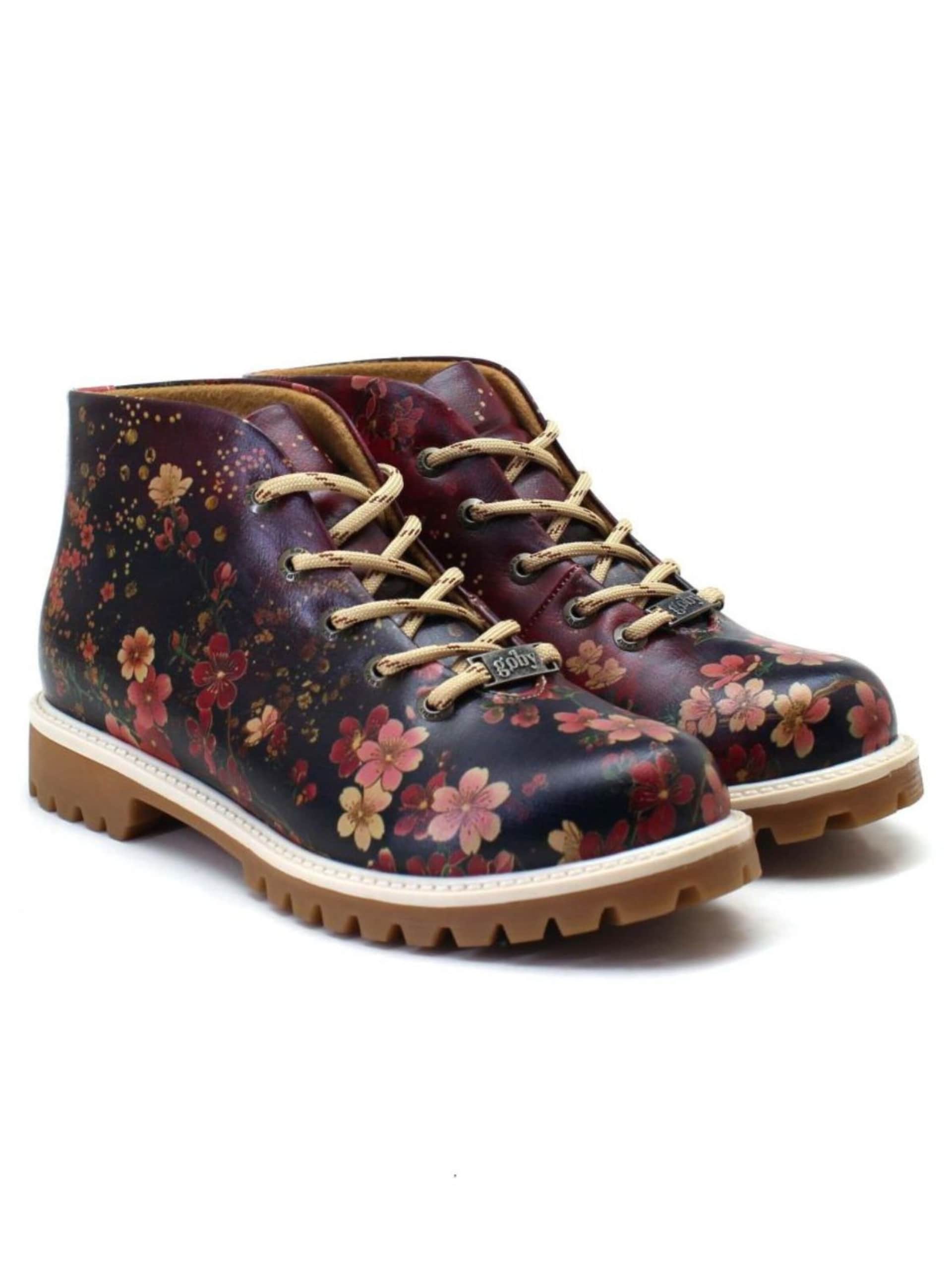 Goby Ankelboots 'Women's Burgundy Ankle boots TKS536' dam