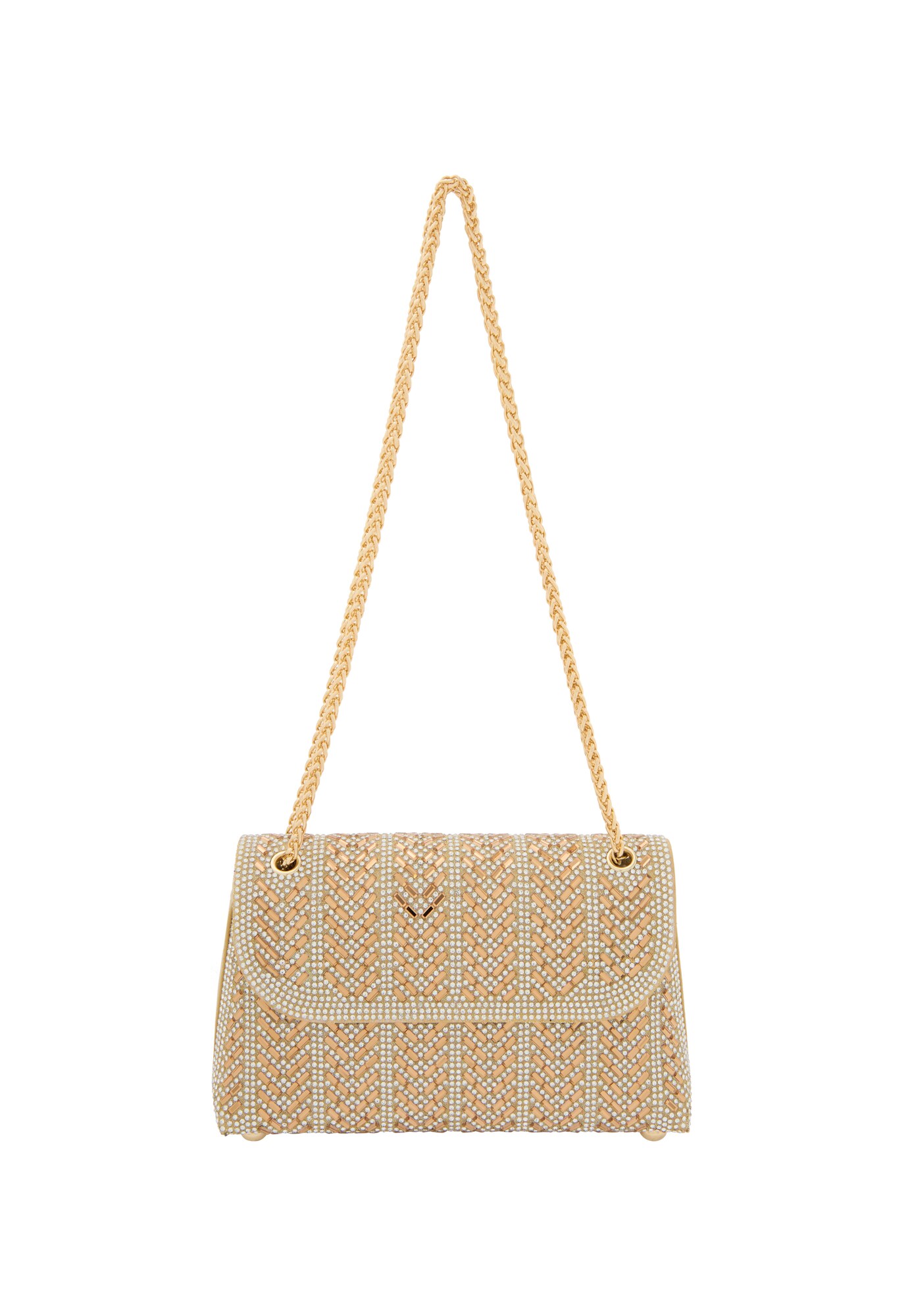 faina Geantă de umăr  auriu