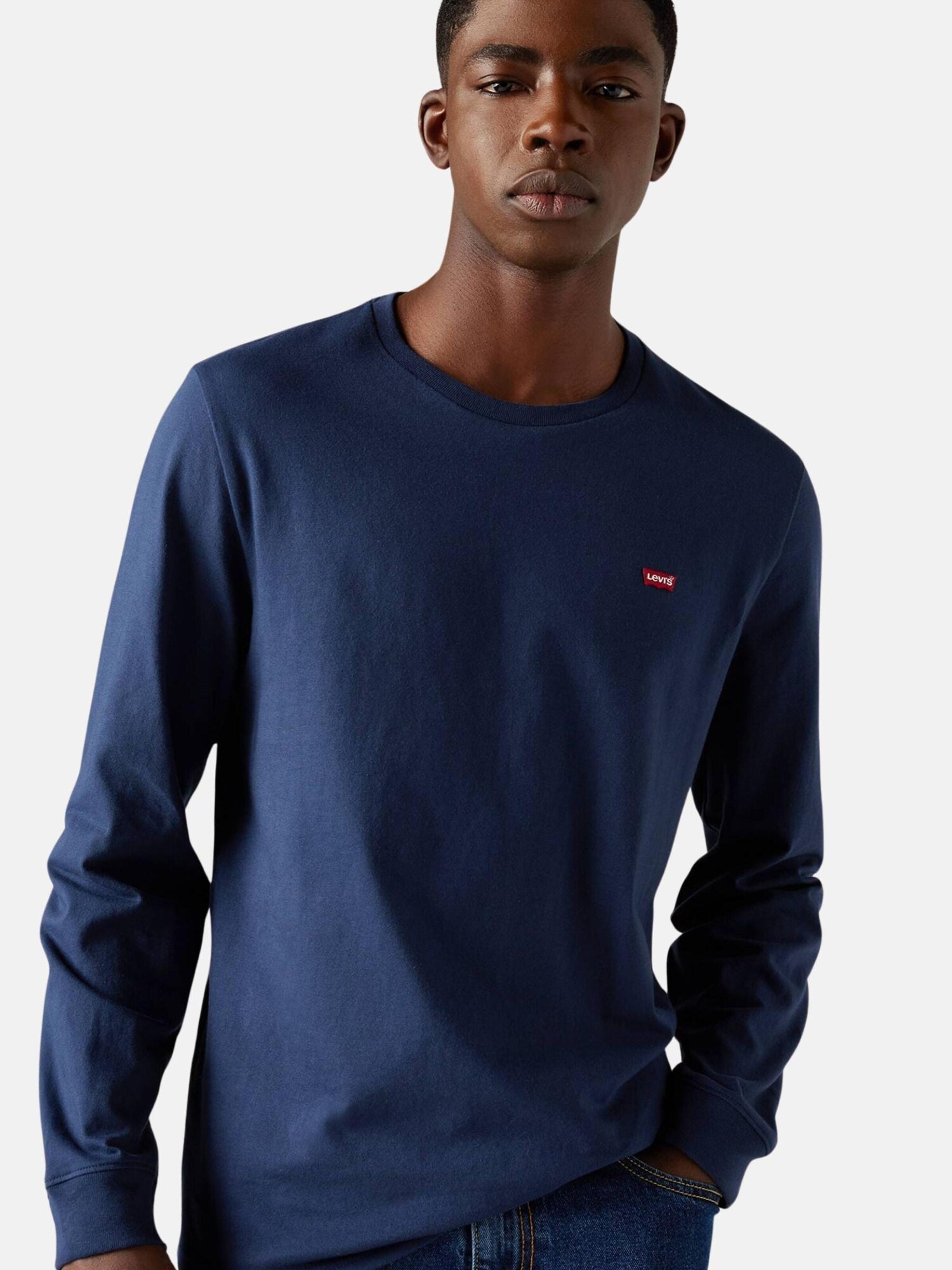 LEVI'S ® Jersey 'LEVI'S LS ORIGINAL HM TEE Maglieria'  azul – imagen 4