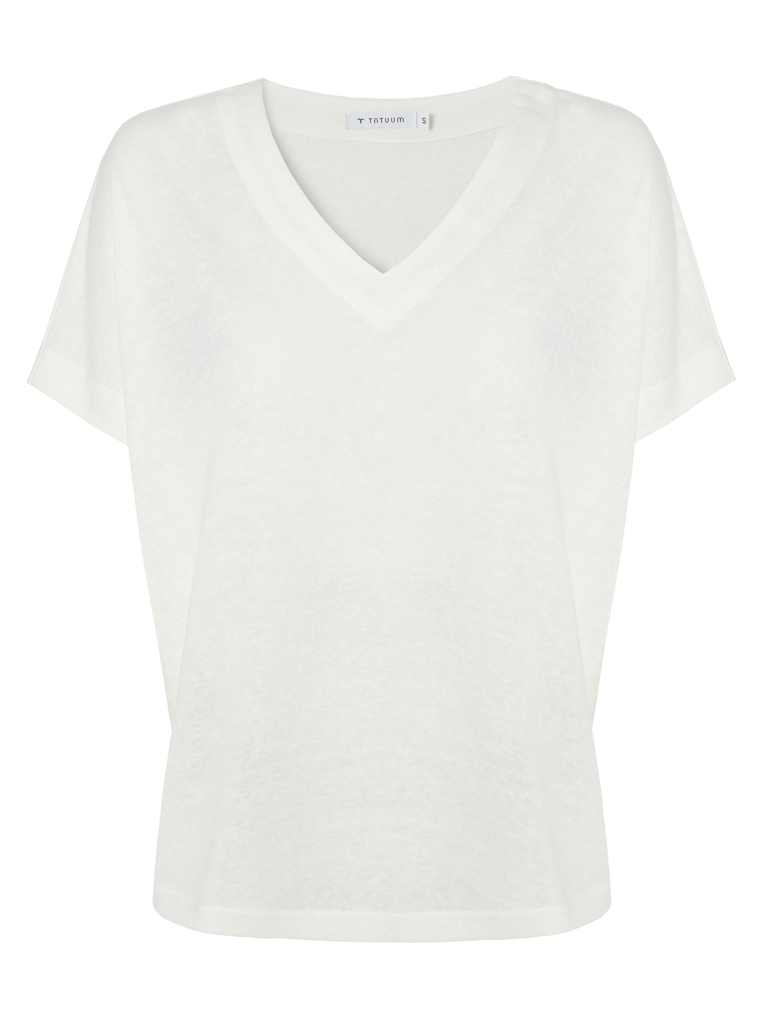 TATUUM Tricou Stena alb murdar