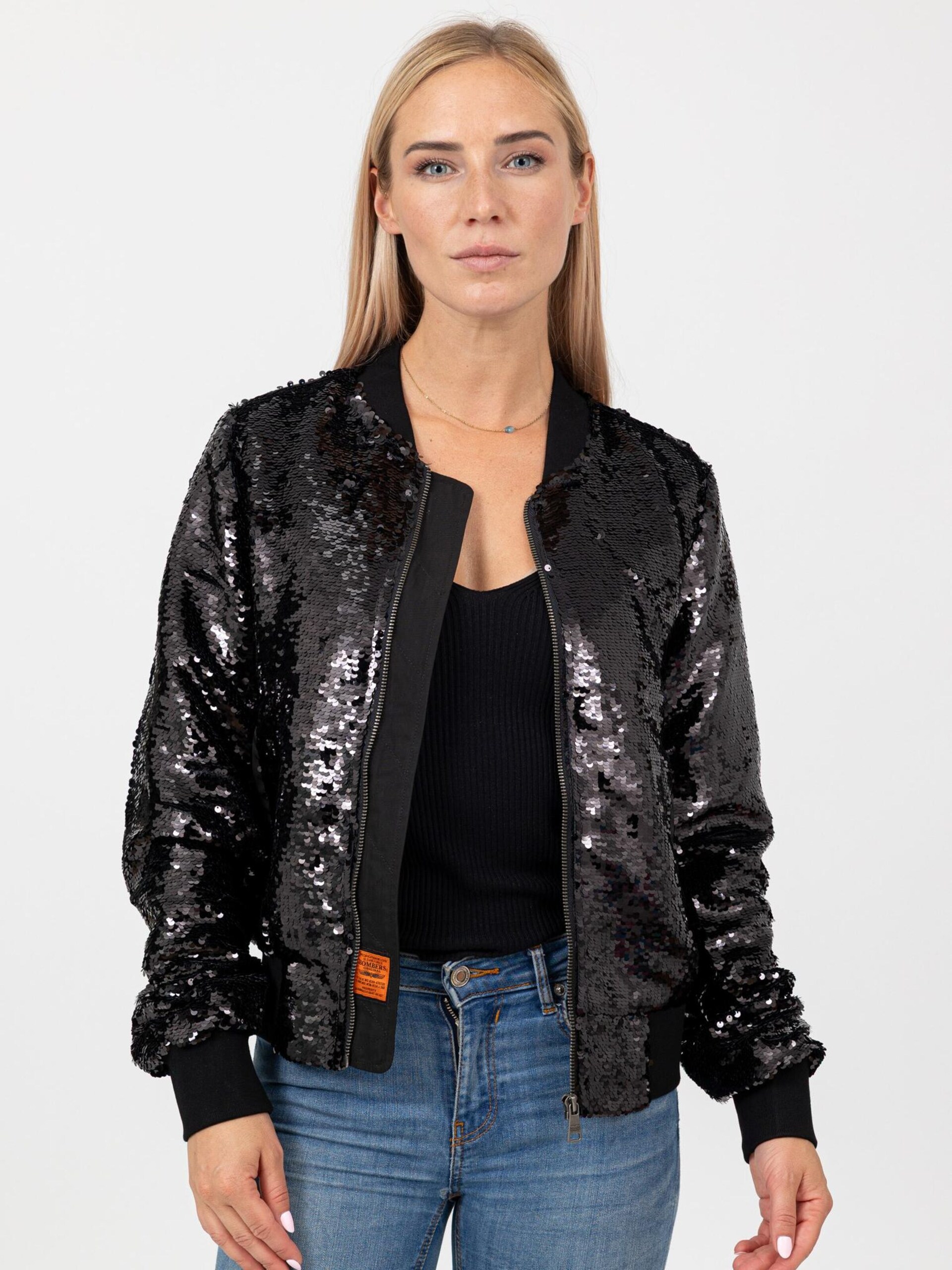 Bombers Övergångsjacka 'GLITTER WOMEN' dam