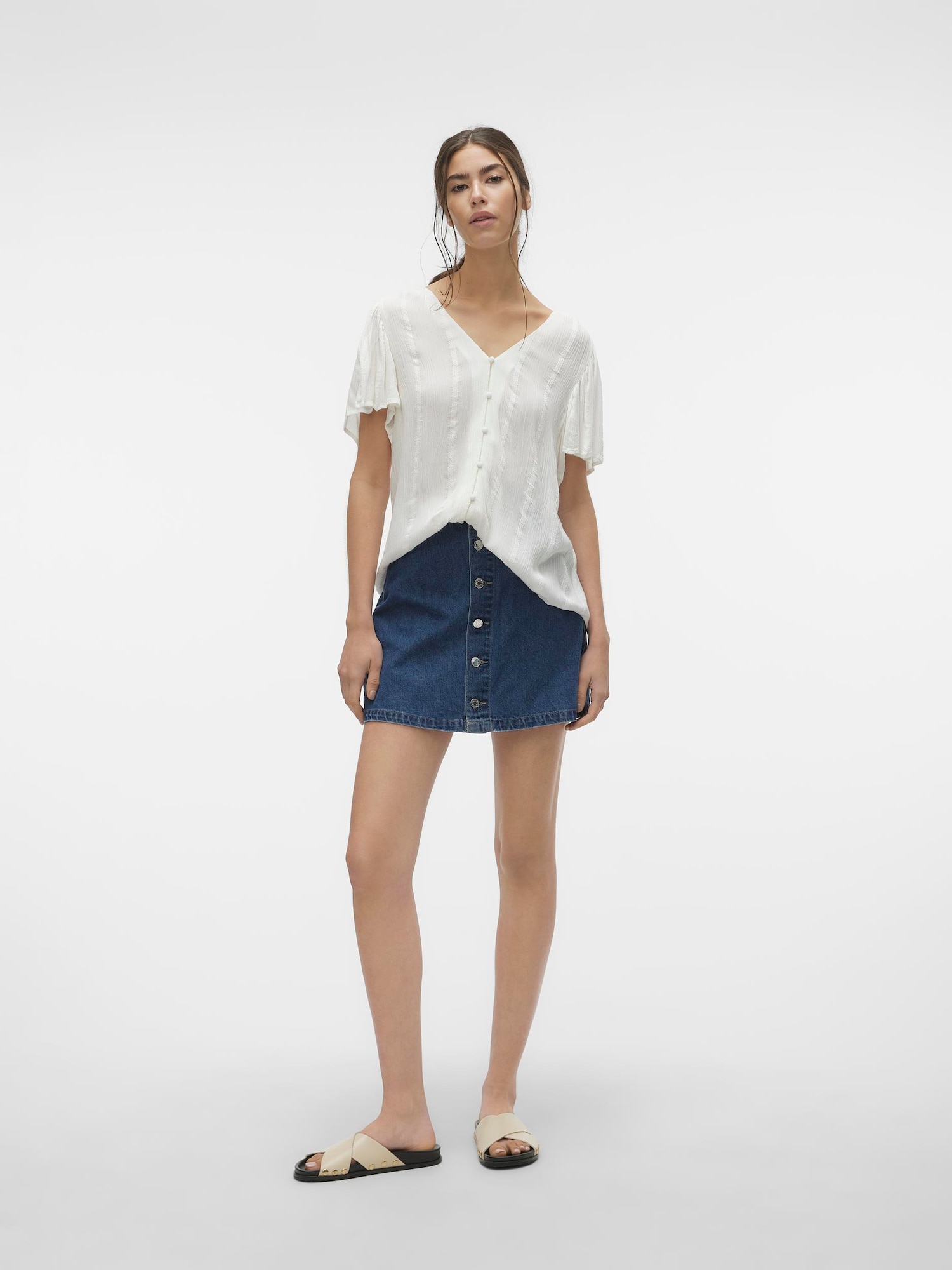 VERO MODA Blúz 'VMKANVA'  fehér termék 2. képe